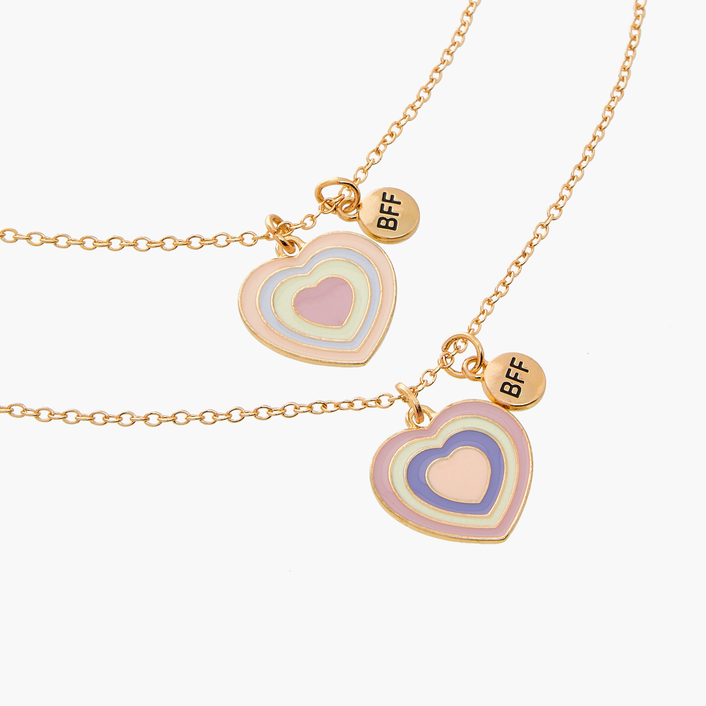 عقد بدلاية قلب ومشبك إغلاق من فلورا بيلا- طقم من قطعتين-girls-accessories-jewellery-image-4