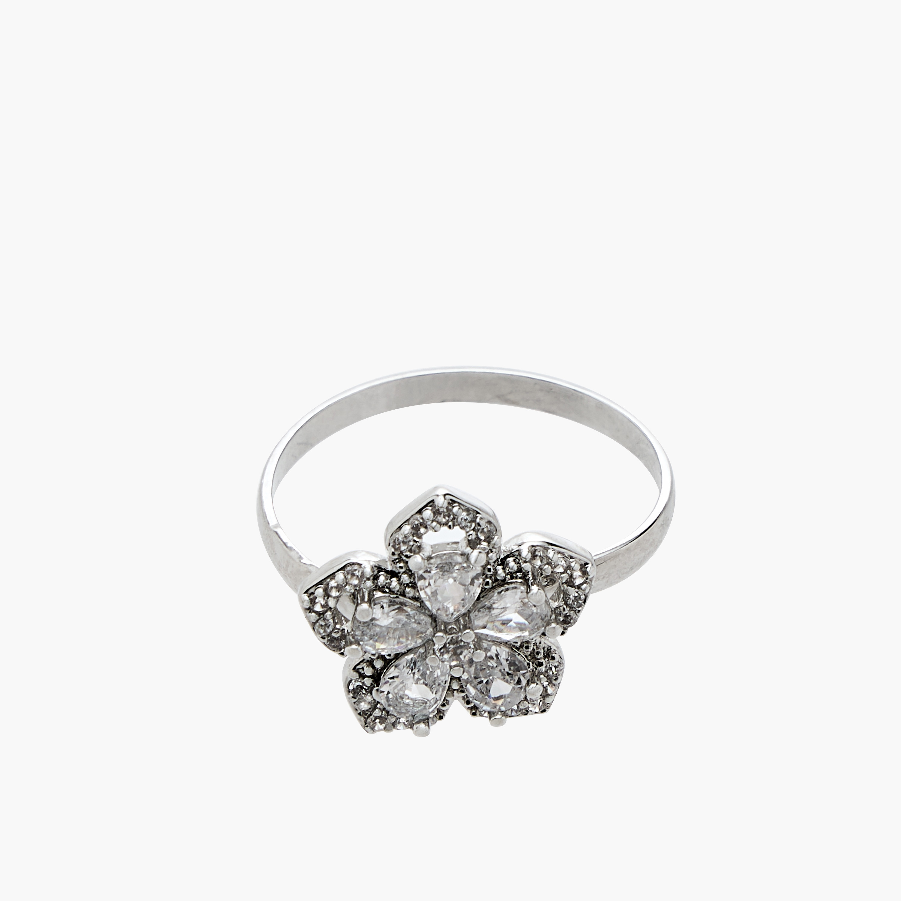 طقم حلق وخاتم وعقد بدلاية مزينة بالأحجار 3 قطع من فلورا بيلا-women-watchesandjewellery-jewellery-jewellerysets-image-4