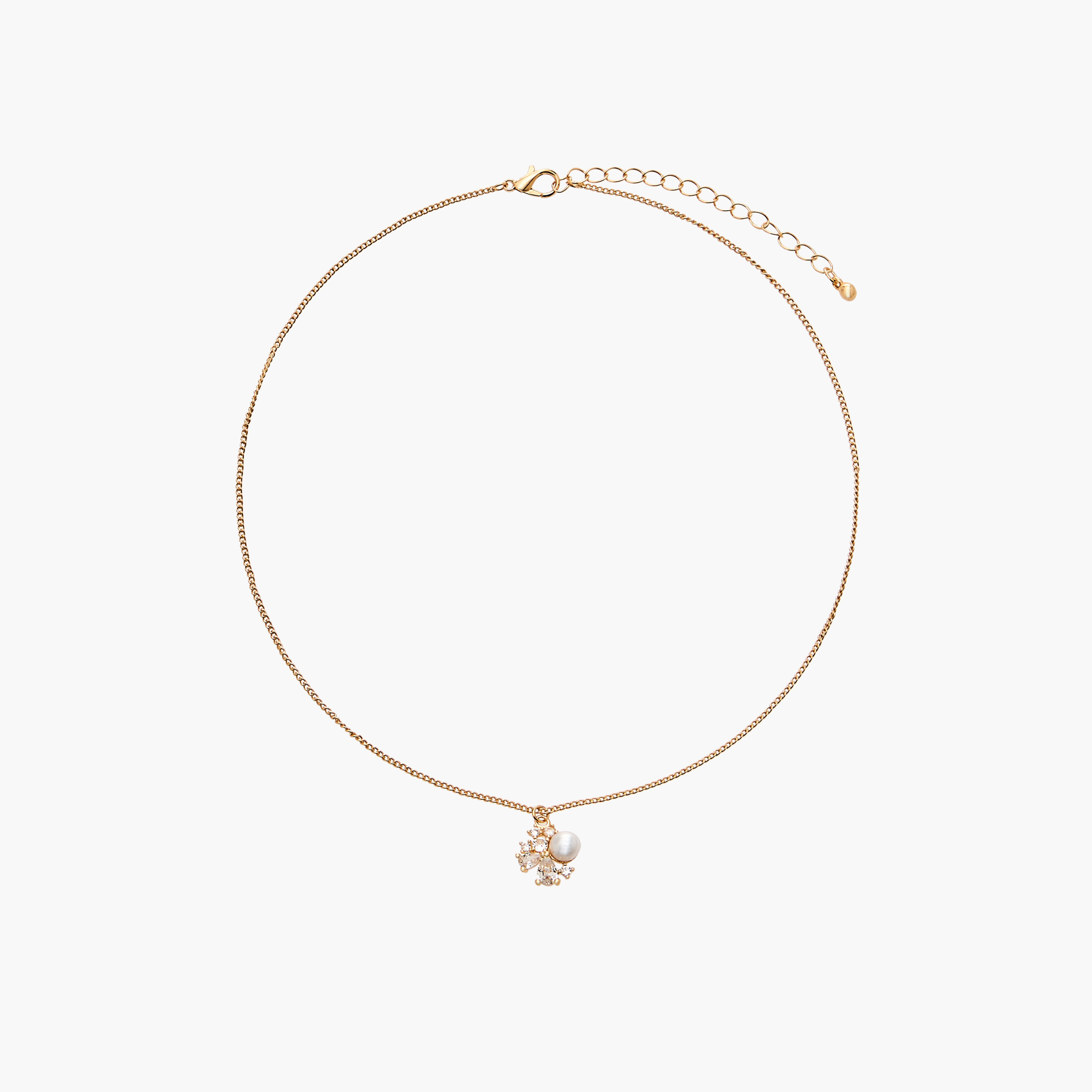 طقم عقد معدني مزين مع حلق وخاتم 3 قطع من فلورا بيلا-women-watchesandjewellery-jewellery-jewellerysets-image-2