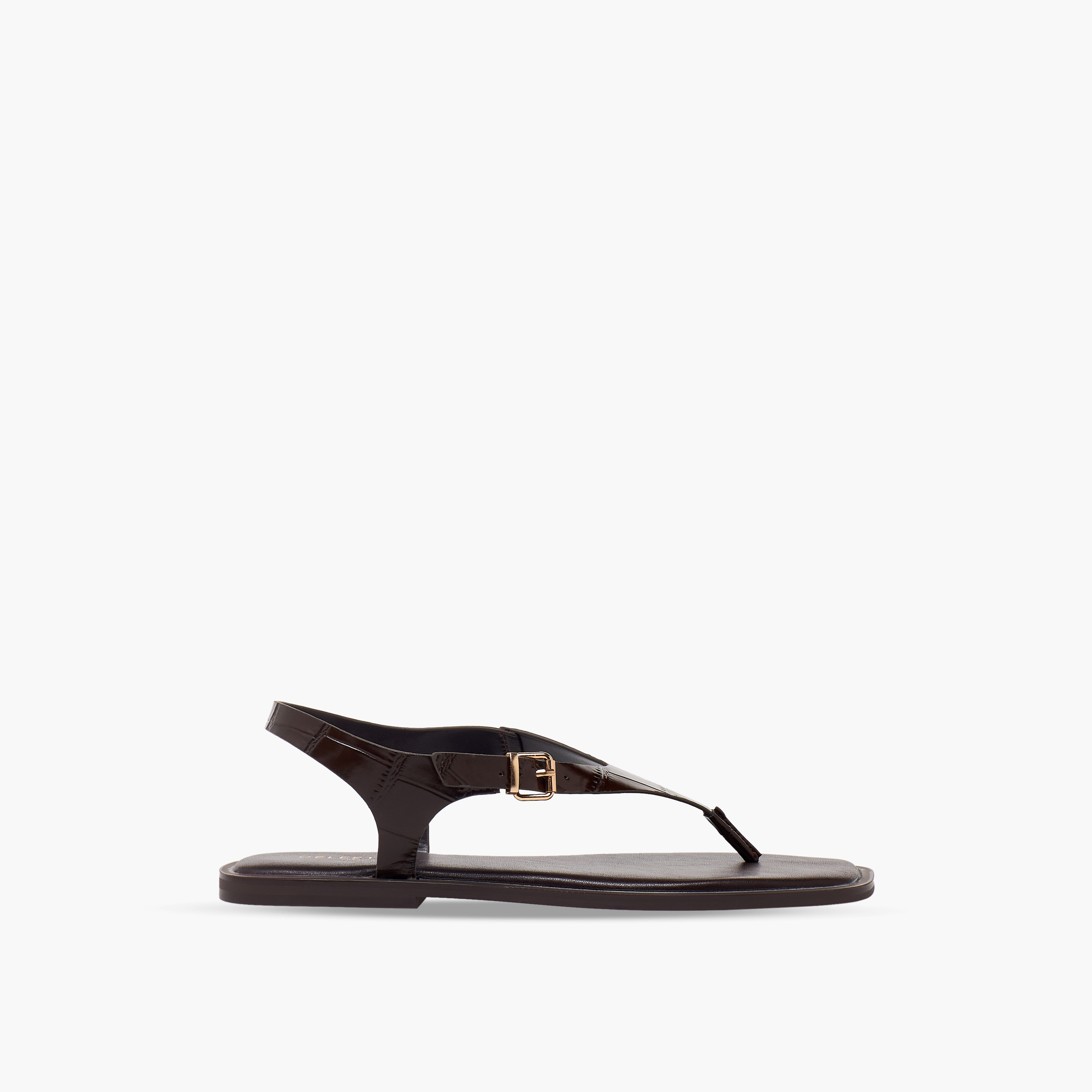صندل بارز الملمس بحزام بإبزيم للنساء من سيليست-women-shoes-sandals-flats-image-3