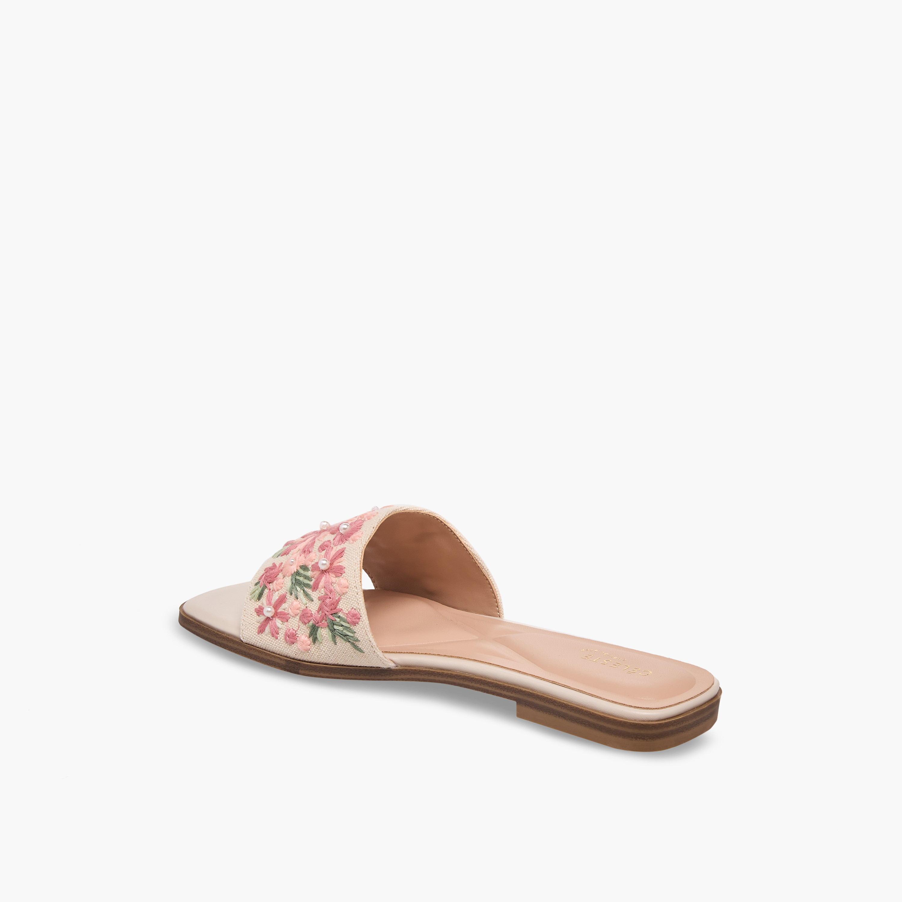 صندل مطرز سهل الارتداء للنساء من سيليست-women-shoes-sandals-flats-image-5