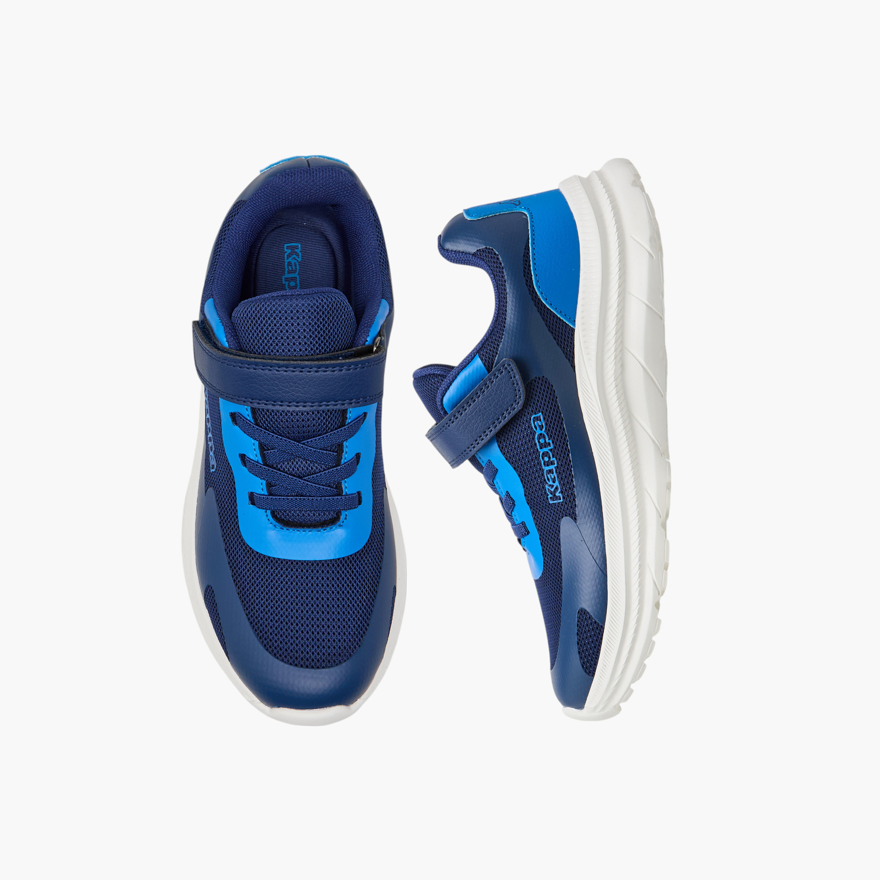 Kappa Boys Panelled Hook & Loop Breathable Shoes-boys-shoes-sports-image-1