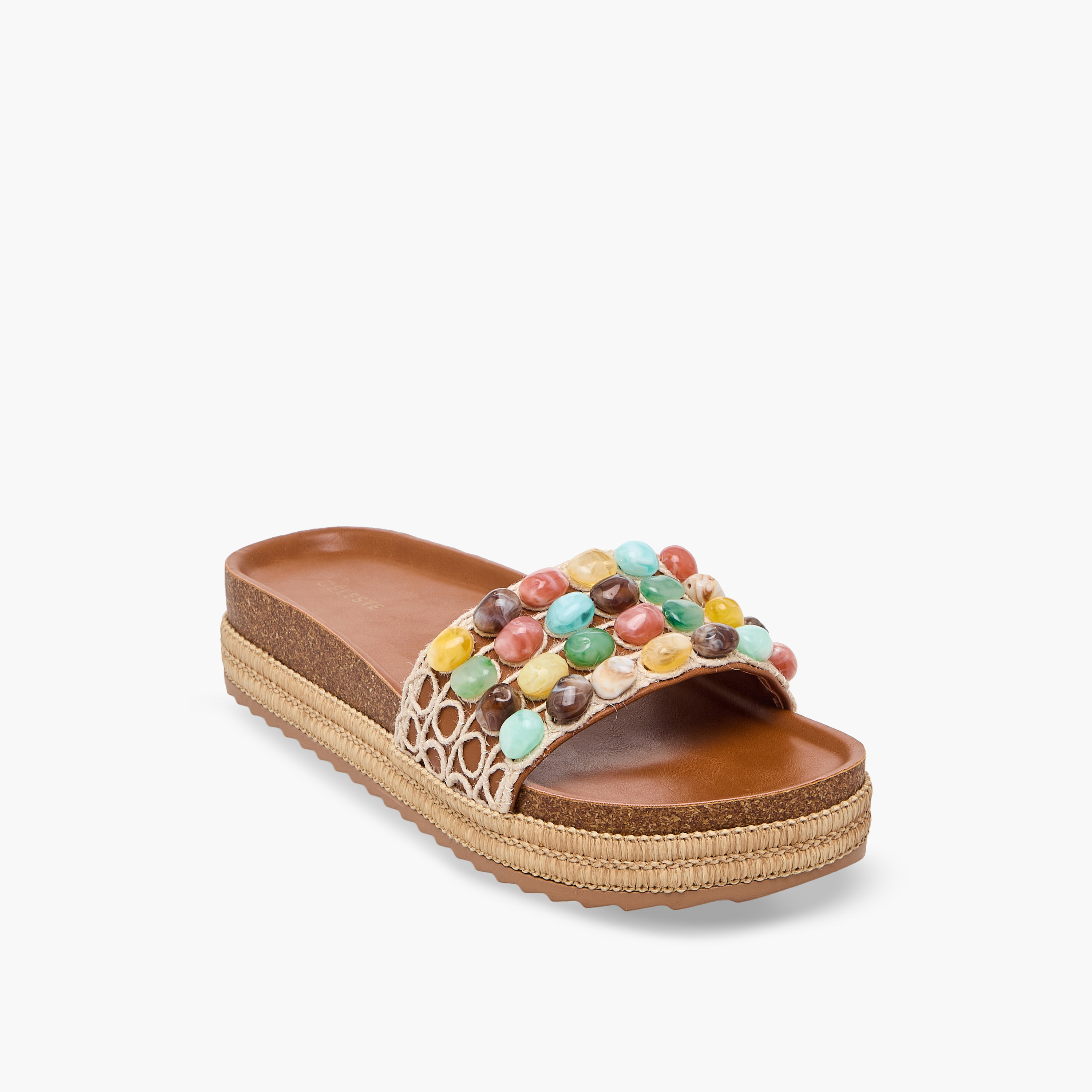 Celeste Women Beaded Strap Espadrille Slide Sandals-women-shoes-sandals-flats-image-2