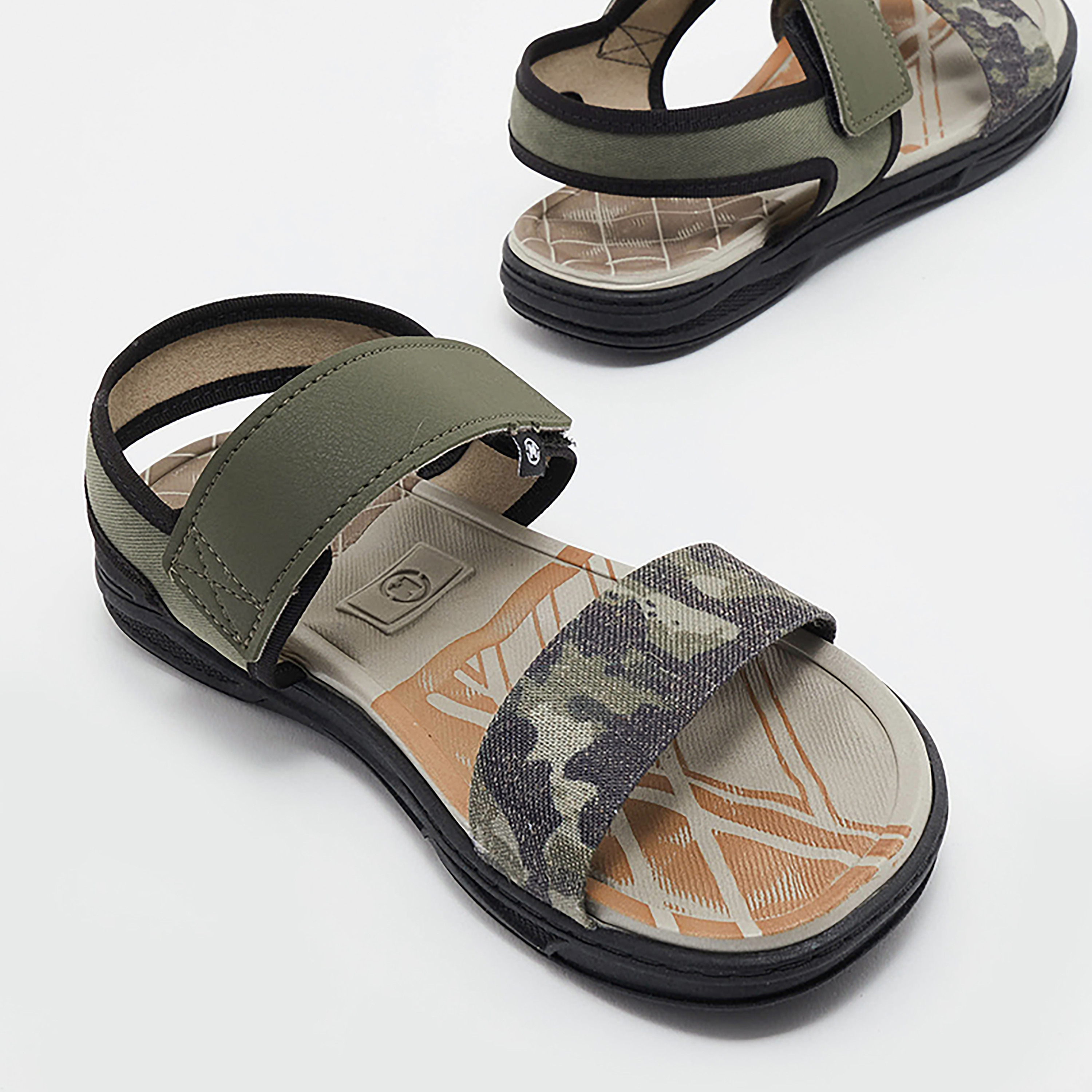 Molekinho by Geoomnii Kids Camouflage Sandals with Velcro Fastening | 2402-436-25066       -boys-shoes-sandals-image-8