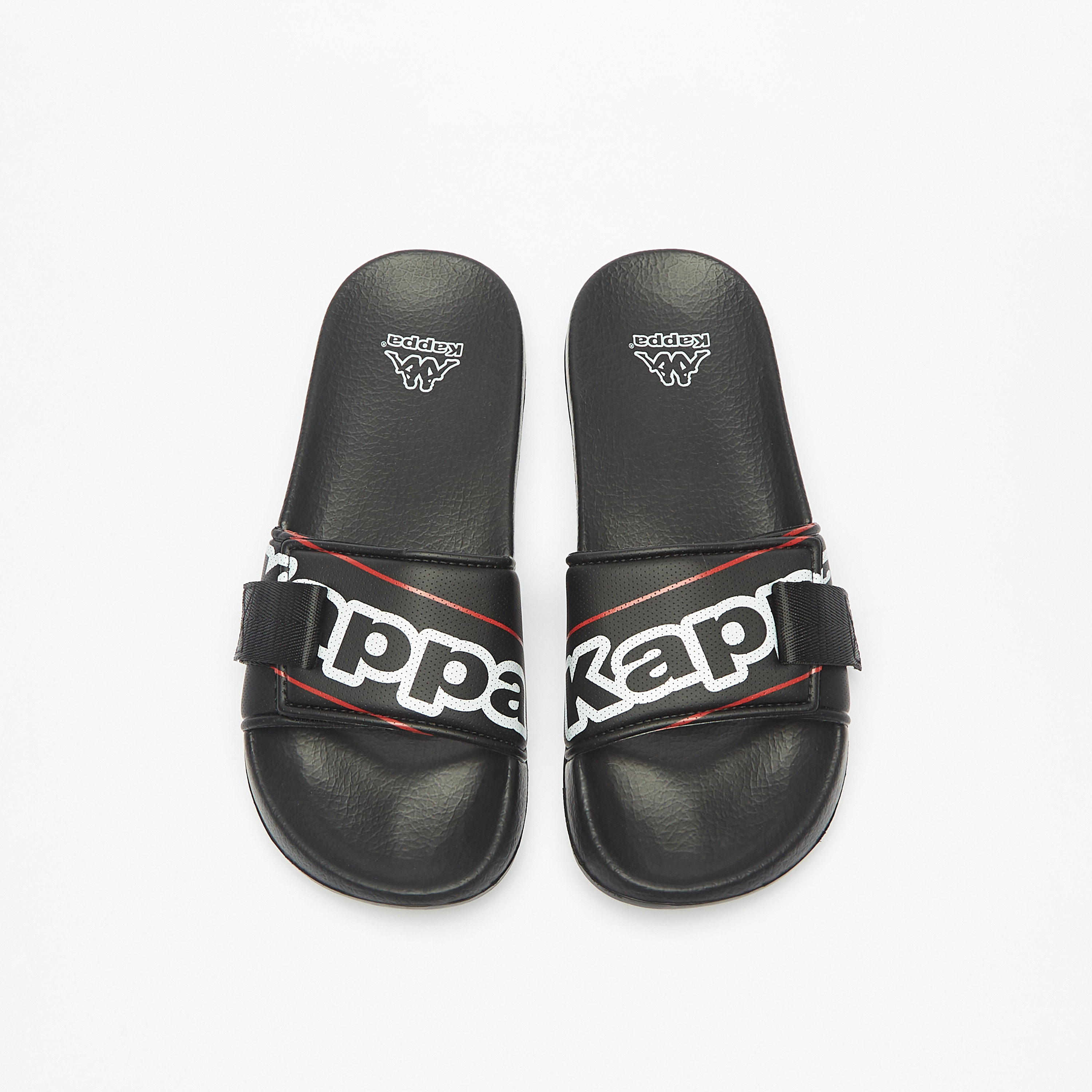 Buy Men s Kappa Men s Logo Print Slip On Slide Slippers Online