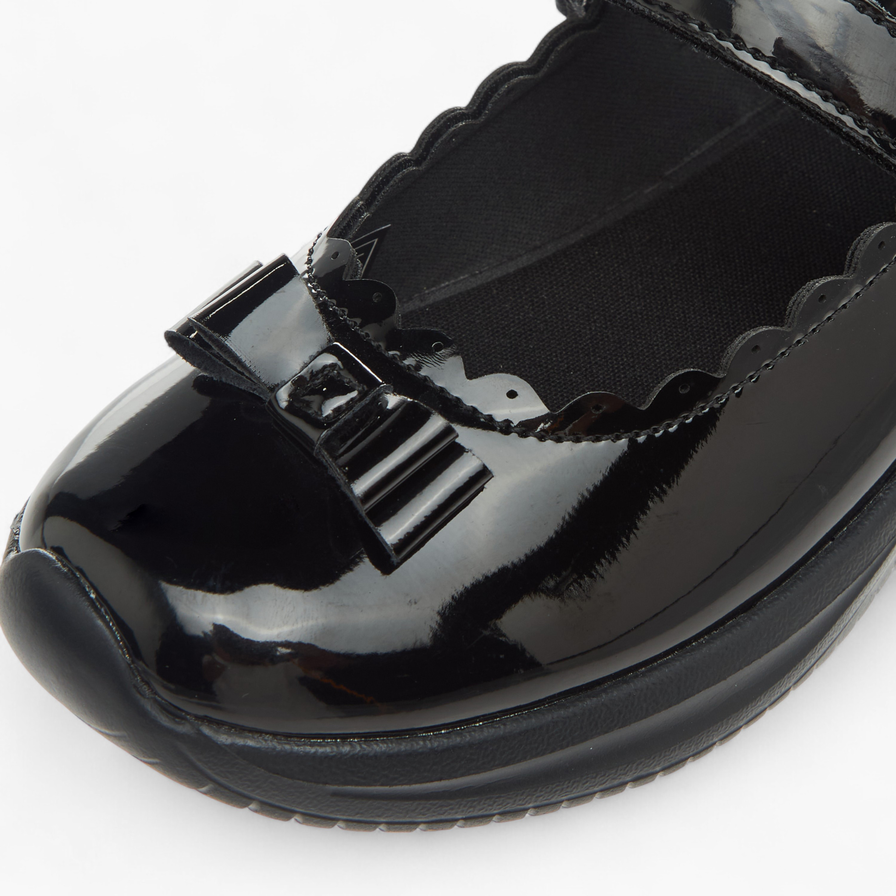 Dash Bow Accent School Shoes with Hook and Loop Closure-girls-shoes-schoolshoes-image-6
