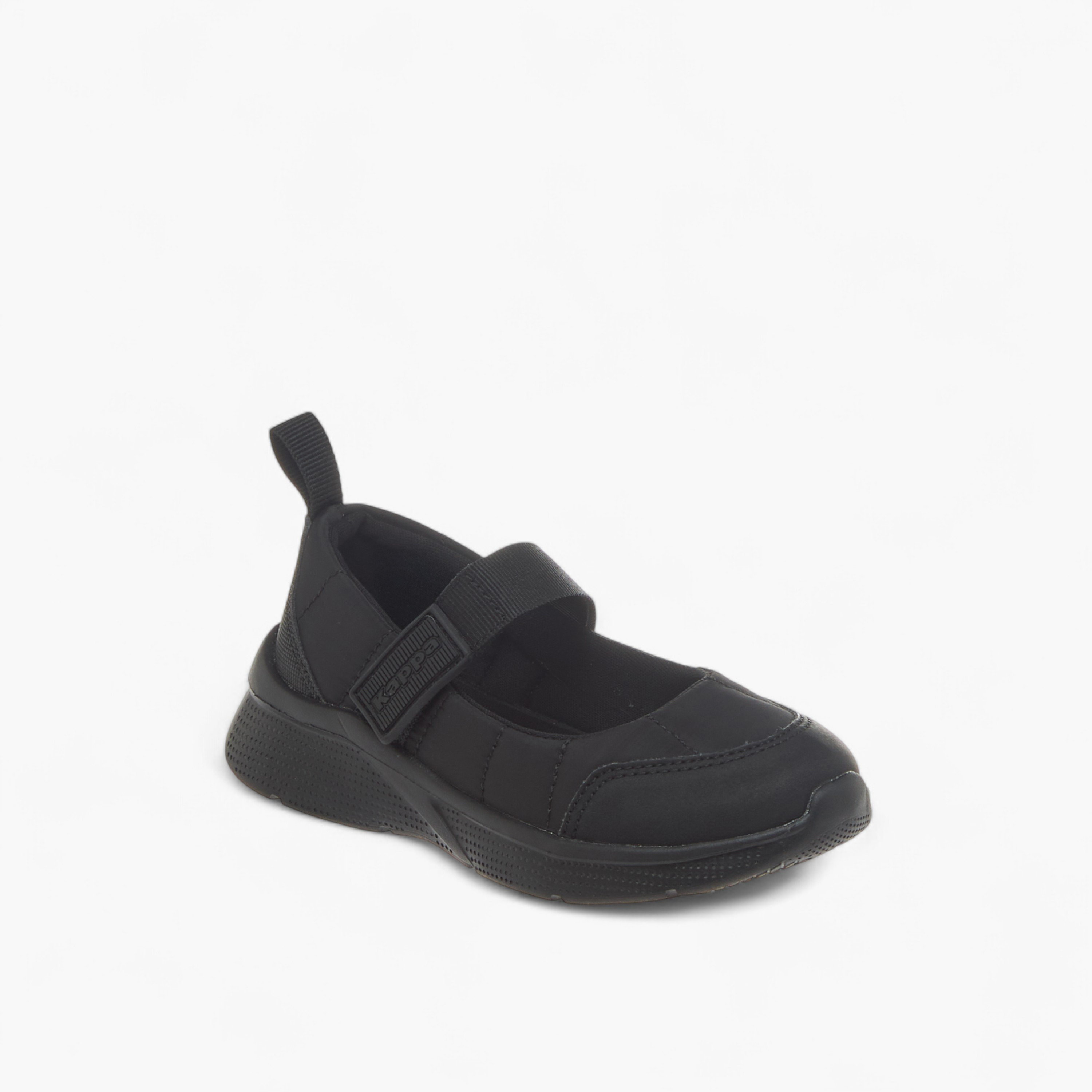 Kappa Girls' Pull Tab Detail School Shoes with Hook and Loop Closure-girls-shoes-schoolshoes-image-2