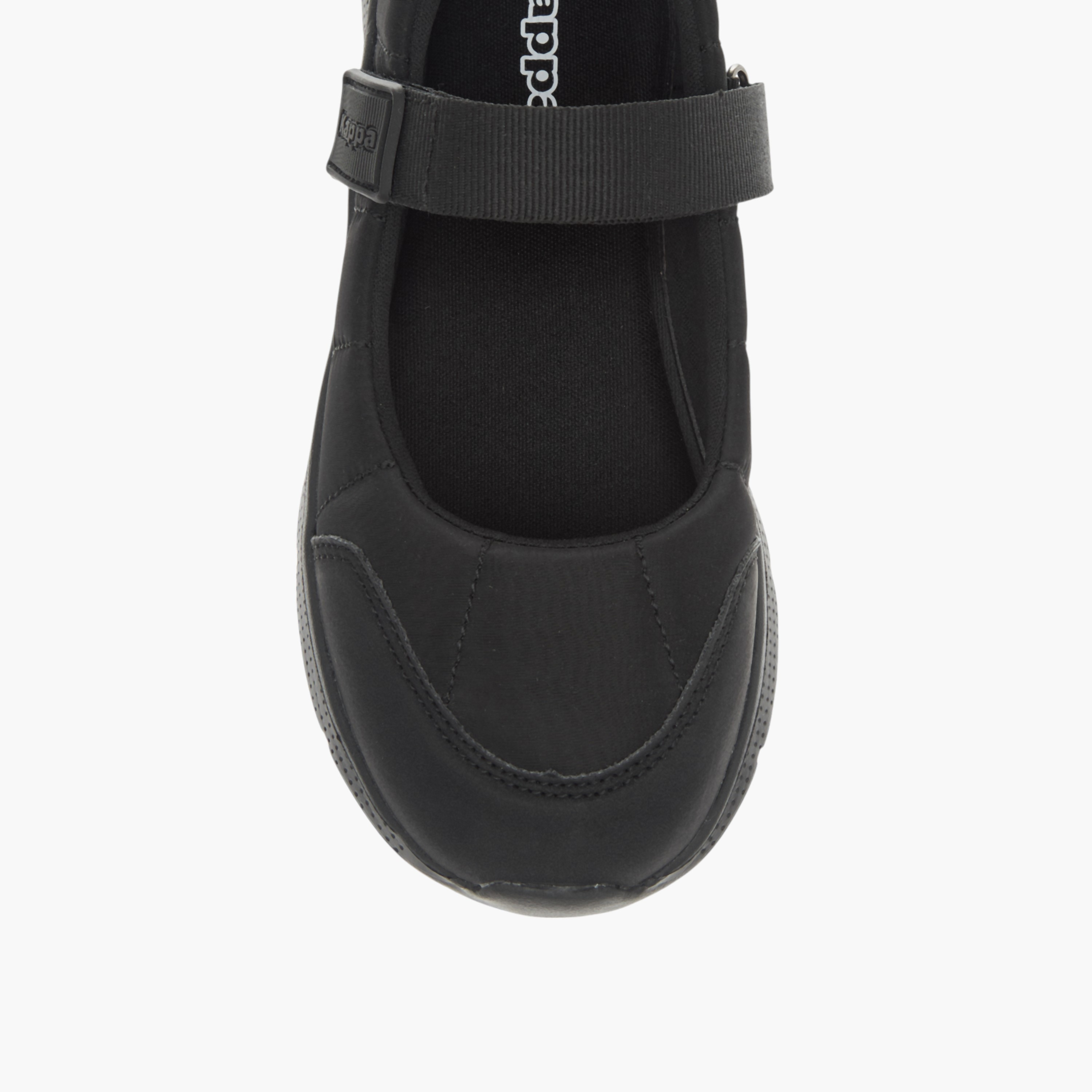 Kappa Girls' Pull Tab Detail School Shoes with Hook and Loop Closure-girls-shoes-schoolshoes-image-4