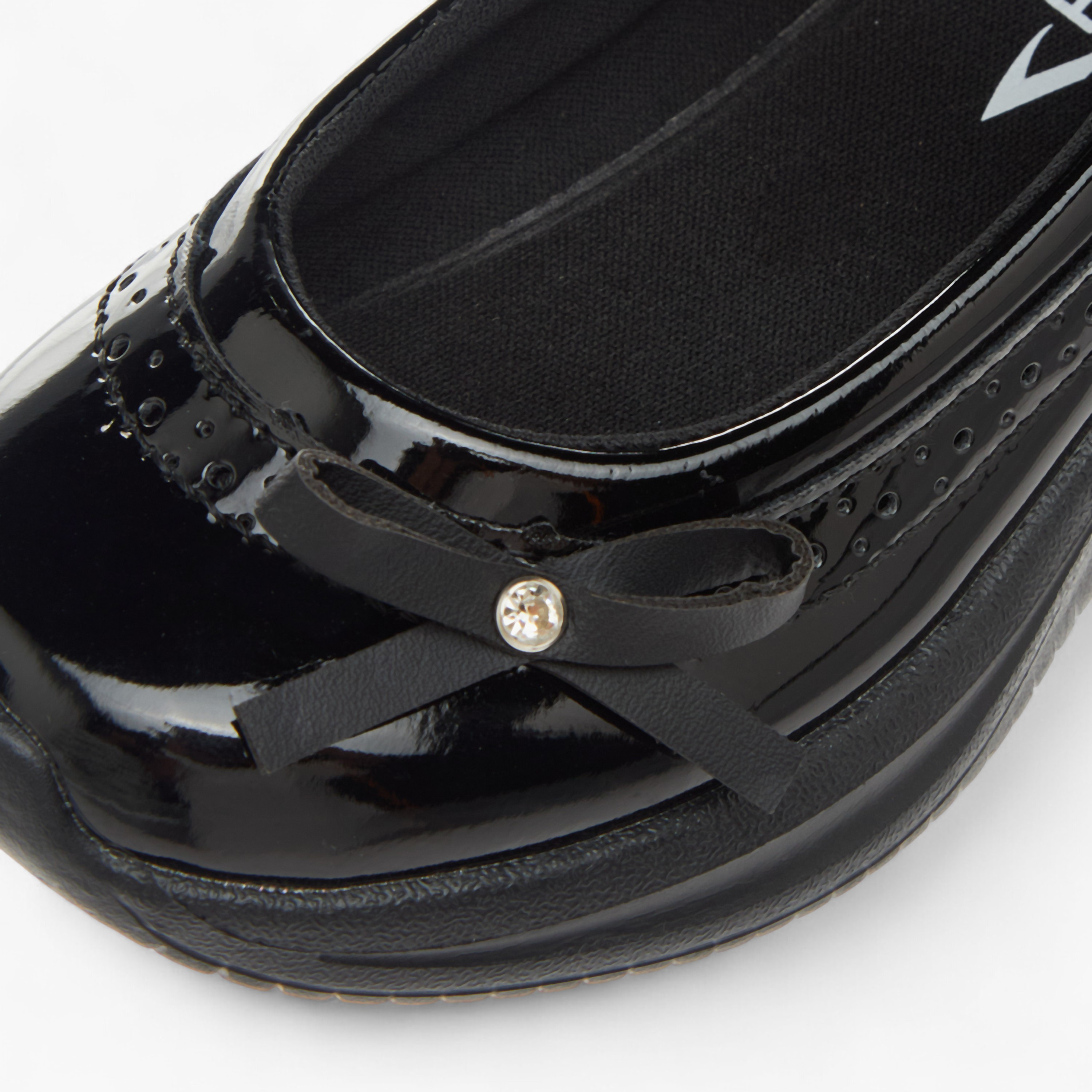 Dash Bow Accent School Shoes with Hook and Loop Closure-girls-shoes-schoolshoes-image-6