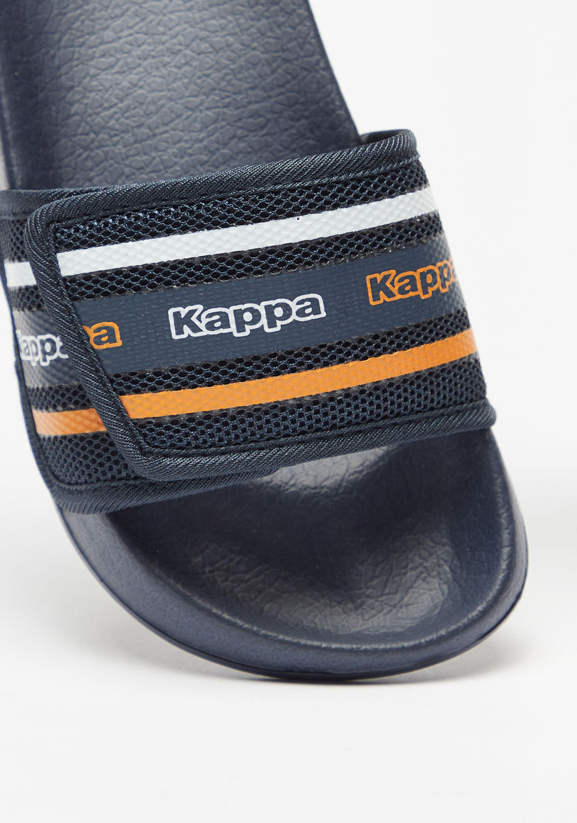 Kappa Boys' Textured Slip-On Slide Slippers-Boy%27s Flip Flops & Beach Slippers-image-3