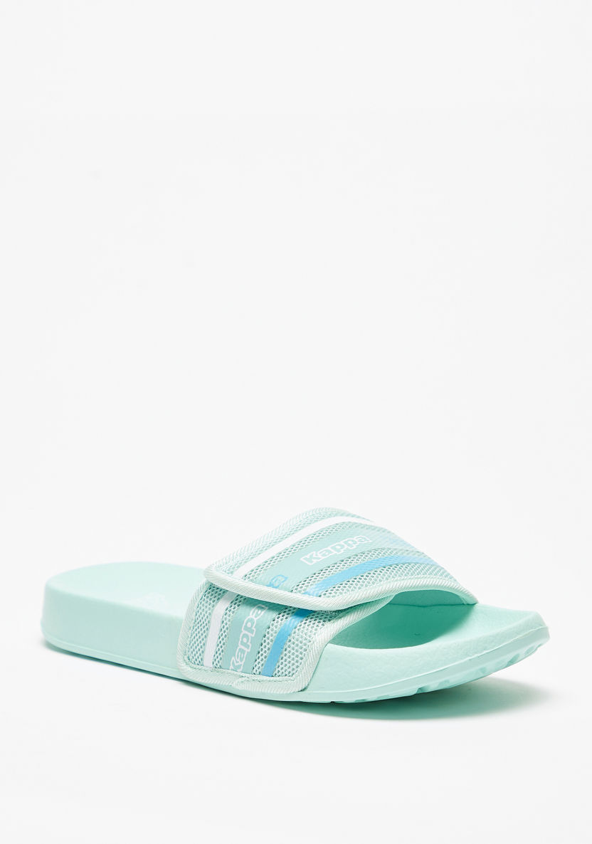 Kappa Girls' Textured Slip-On Slide Slippers-Girl%27s Flip Flops & Beach Slippers-image-1