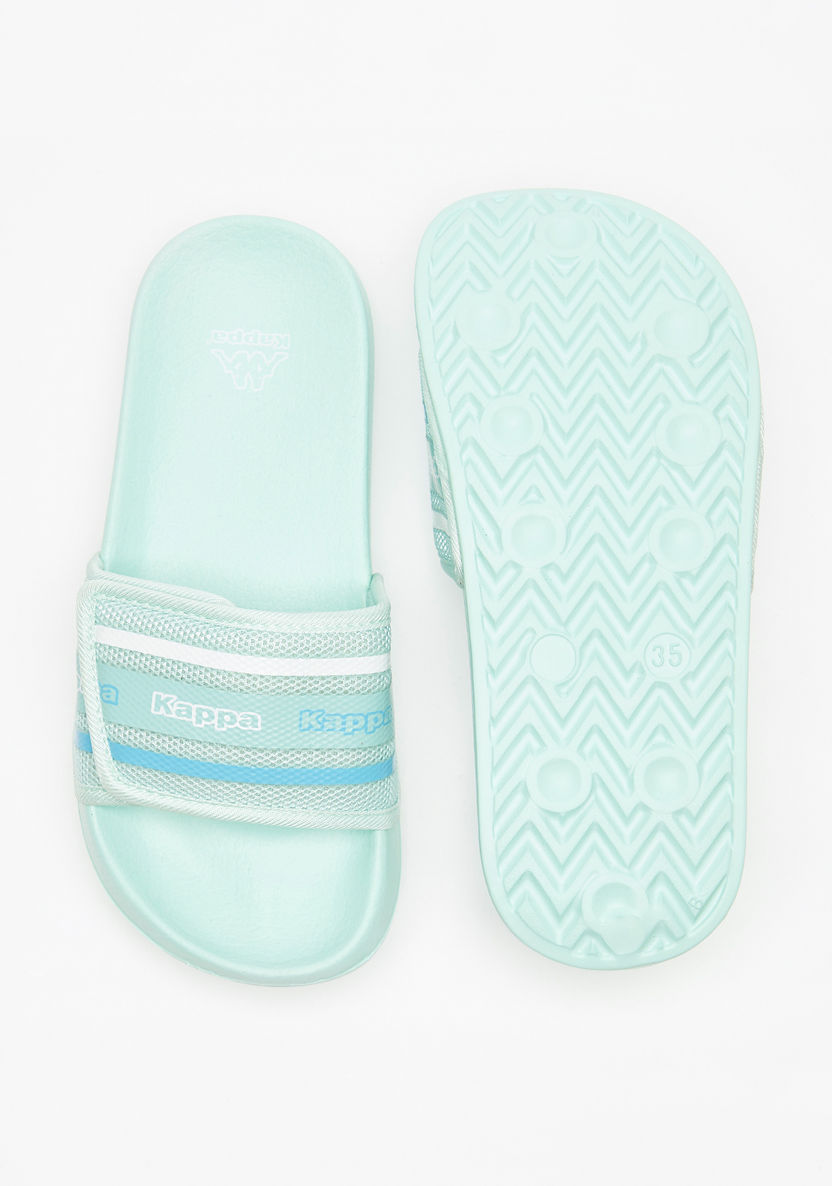 Kappa Girls' Textured Slip-On Slide Slippers-Girl%27s Flip Flops & Beach Slippers-image-4