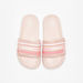 Kappa Girls' Textured Slip-On Slide Slippers-Girl%27s Flip Flops & Beach Slippers-thumbnailMobile-0