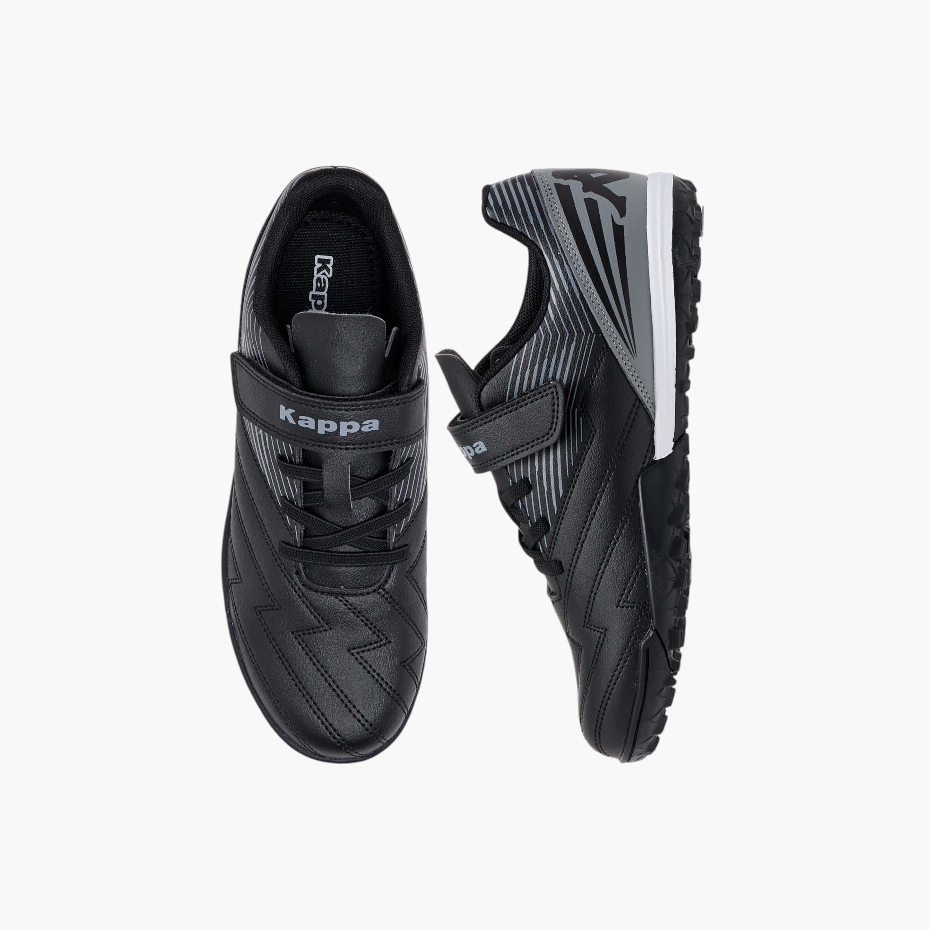 حذاء كرة قدم للعشب الصناعي بشريط إغلاق لاصق وطبعات للأطفال من كابا-sports-boys-shoes-image-1