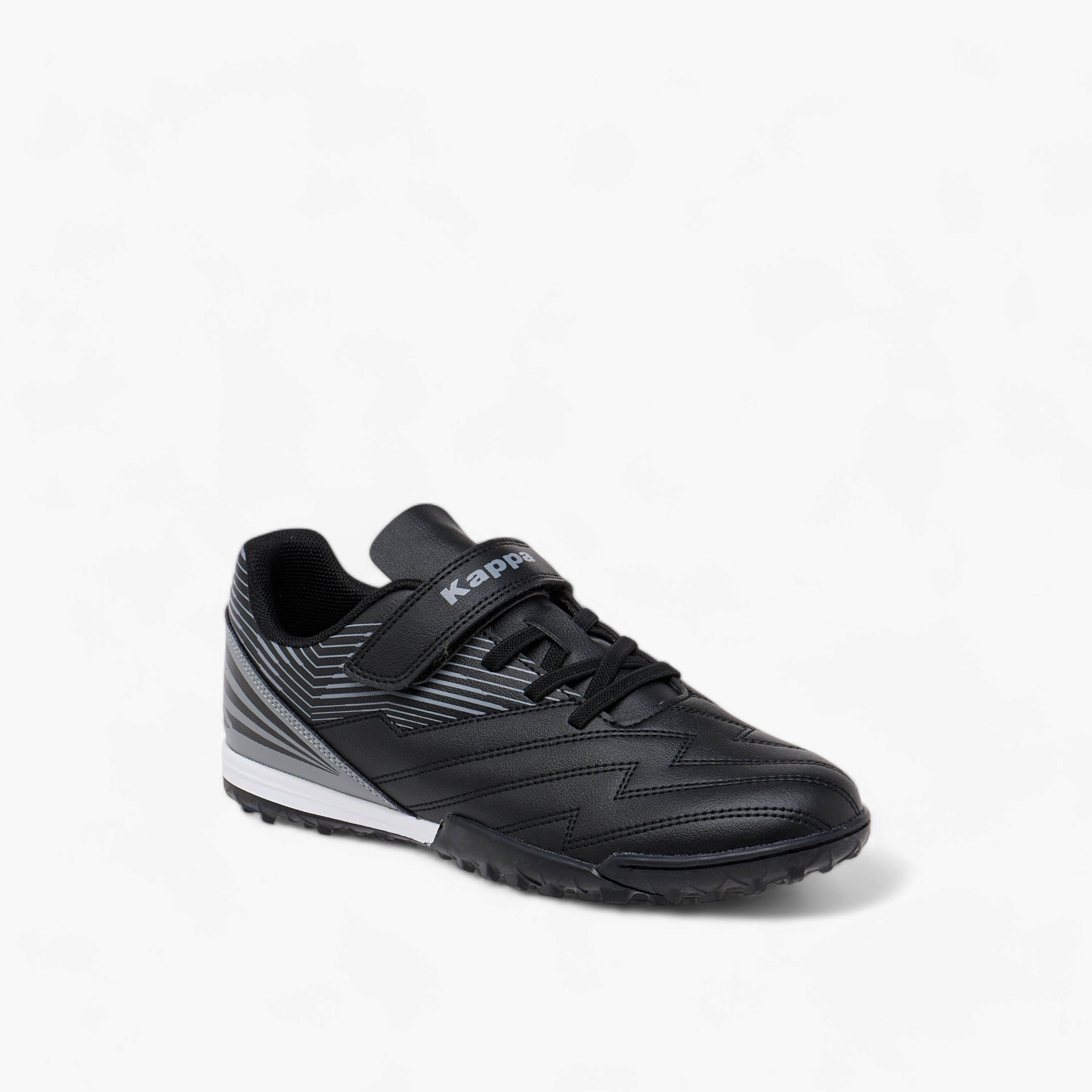حذاء كرة قدم للعشب الصناعي بشريط إغلاق لاصق وطبعات للأطفال من كابا-sports-boys-shoes-image-2