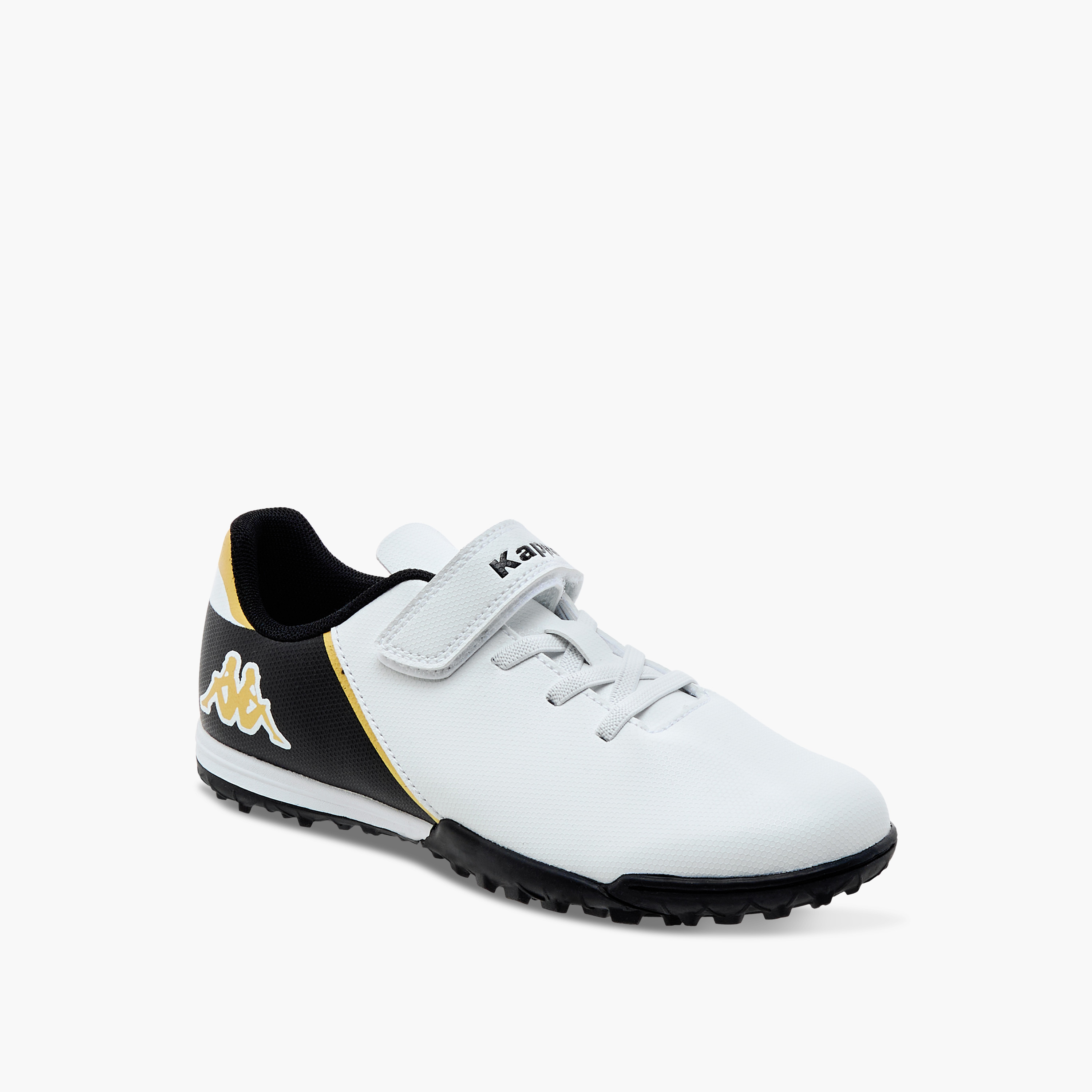 Kappa Boys' Logo Print Football Shoes with Hook and Loop Closure-girls-shoes-sports-image-2