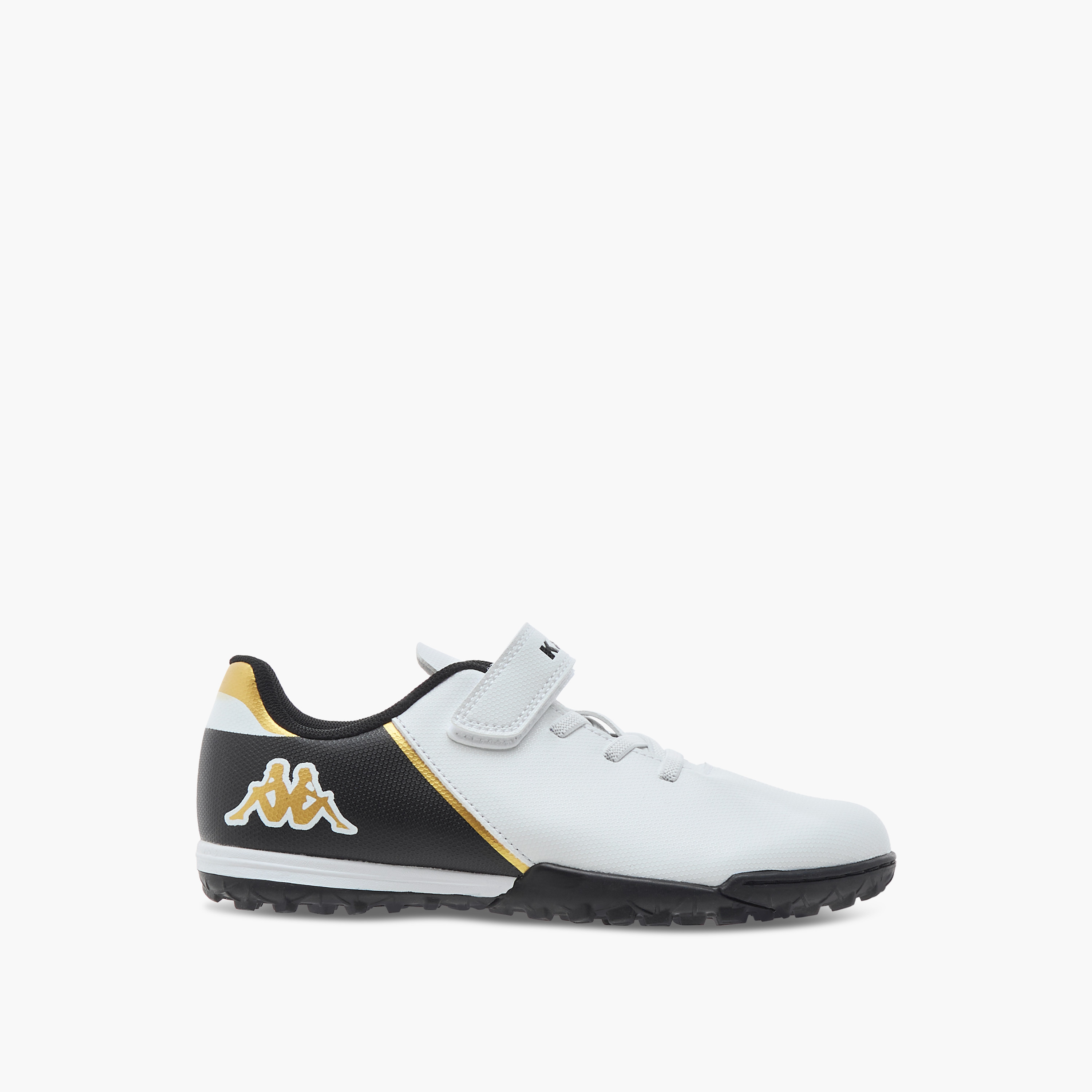 Kappa Boys' Logo Print Football Shoes with Hook and Loop Closure-girls-shoes-sports-image-3