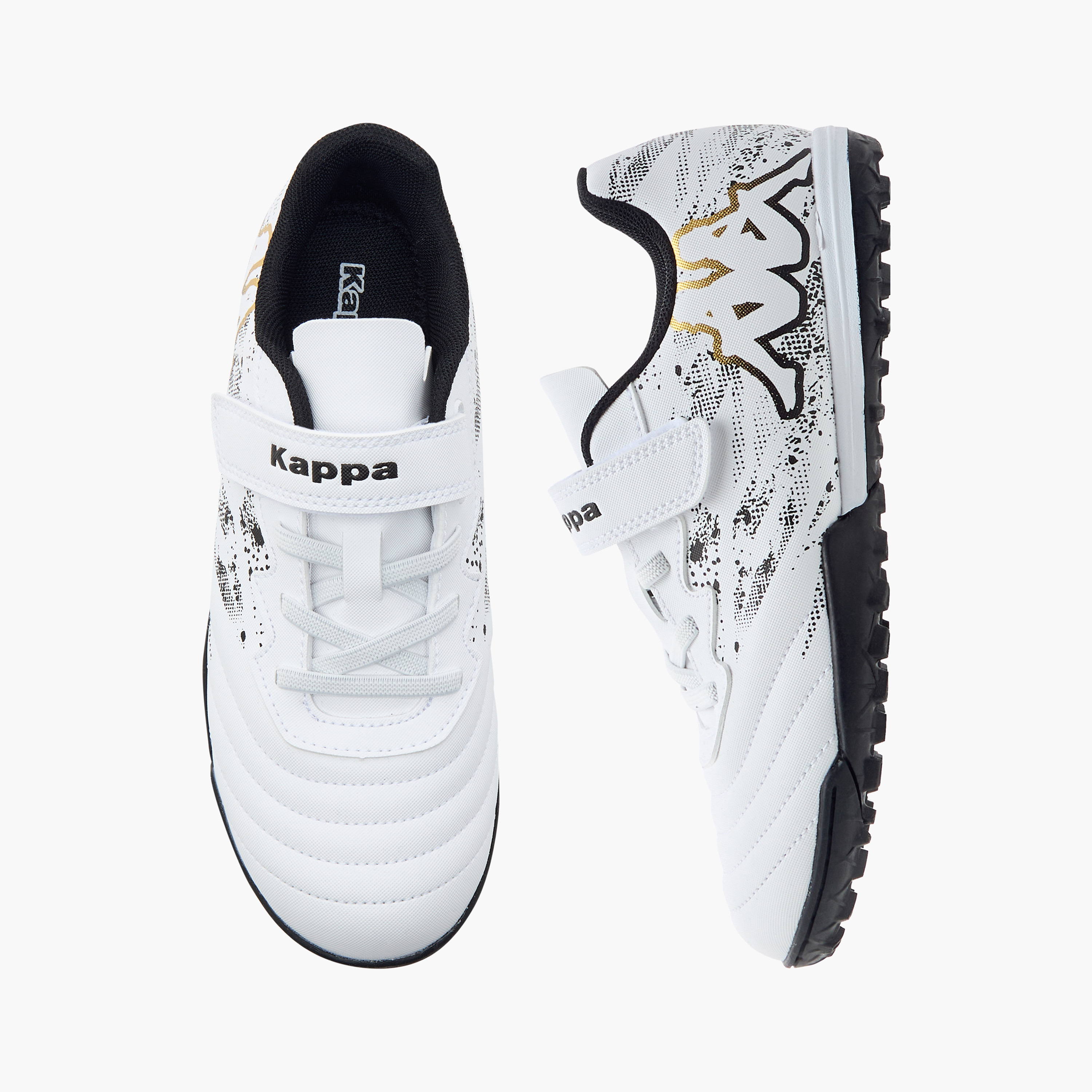 حذاء كرة قدم للعشب الصناعي متين بشريط إغلاق لاصق للأطفال من كابا-sports-boys-shoes-image-1
