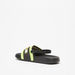 Kappa Boys' Logo Detail Slip-On Slide Slippers with Elastic Strap-Boy%27s Flip Flops & Beach Slippers-thumbnail-1