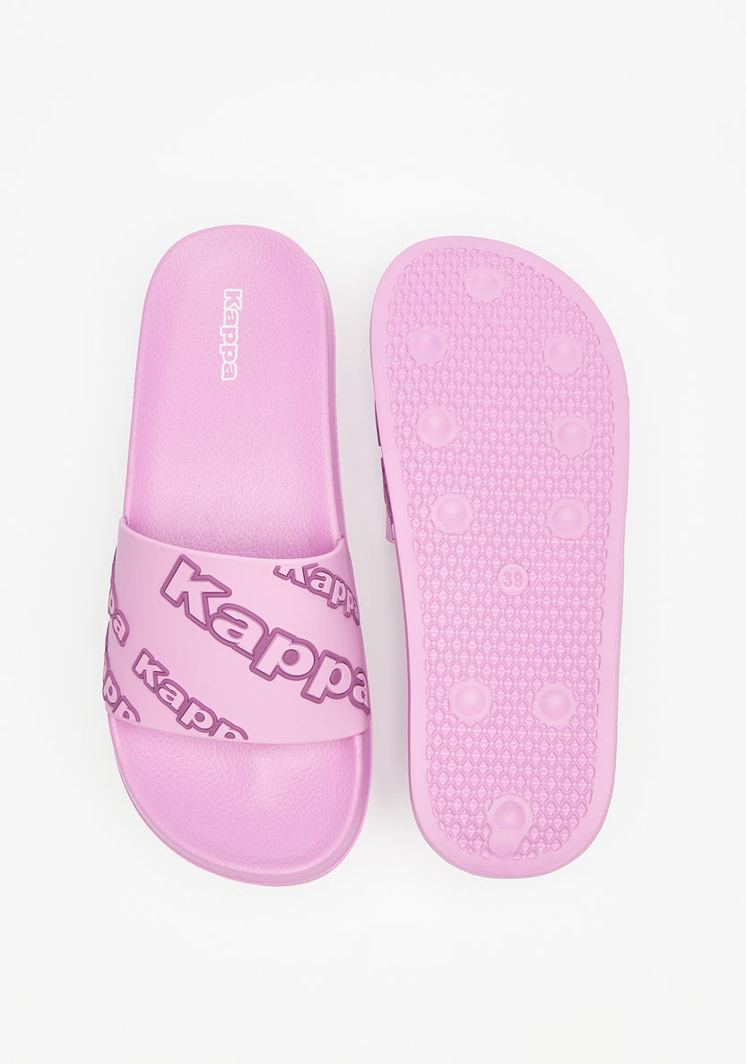 Kappa Women's Logo Embossed Slide Sandals-Women%27s Flip Flops & Beach Slippers-image-4
