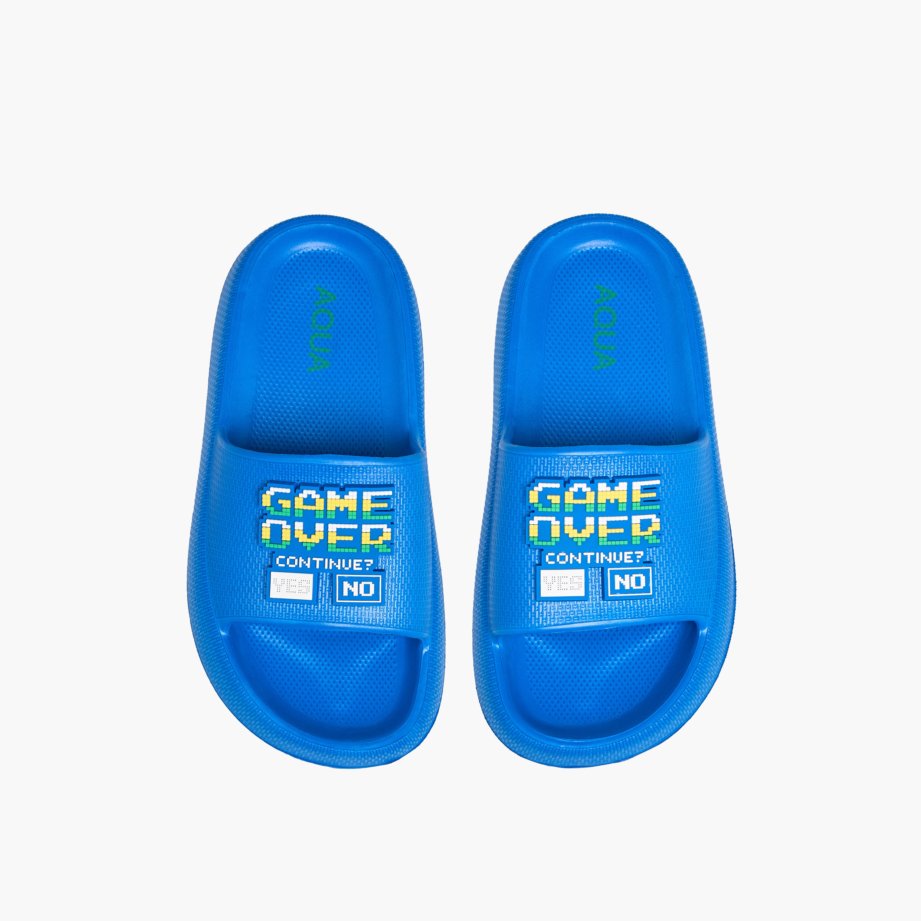 Aqua Boys Gamer Print Slides-boys-shoes-flipflopsandslides-image-1