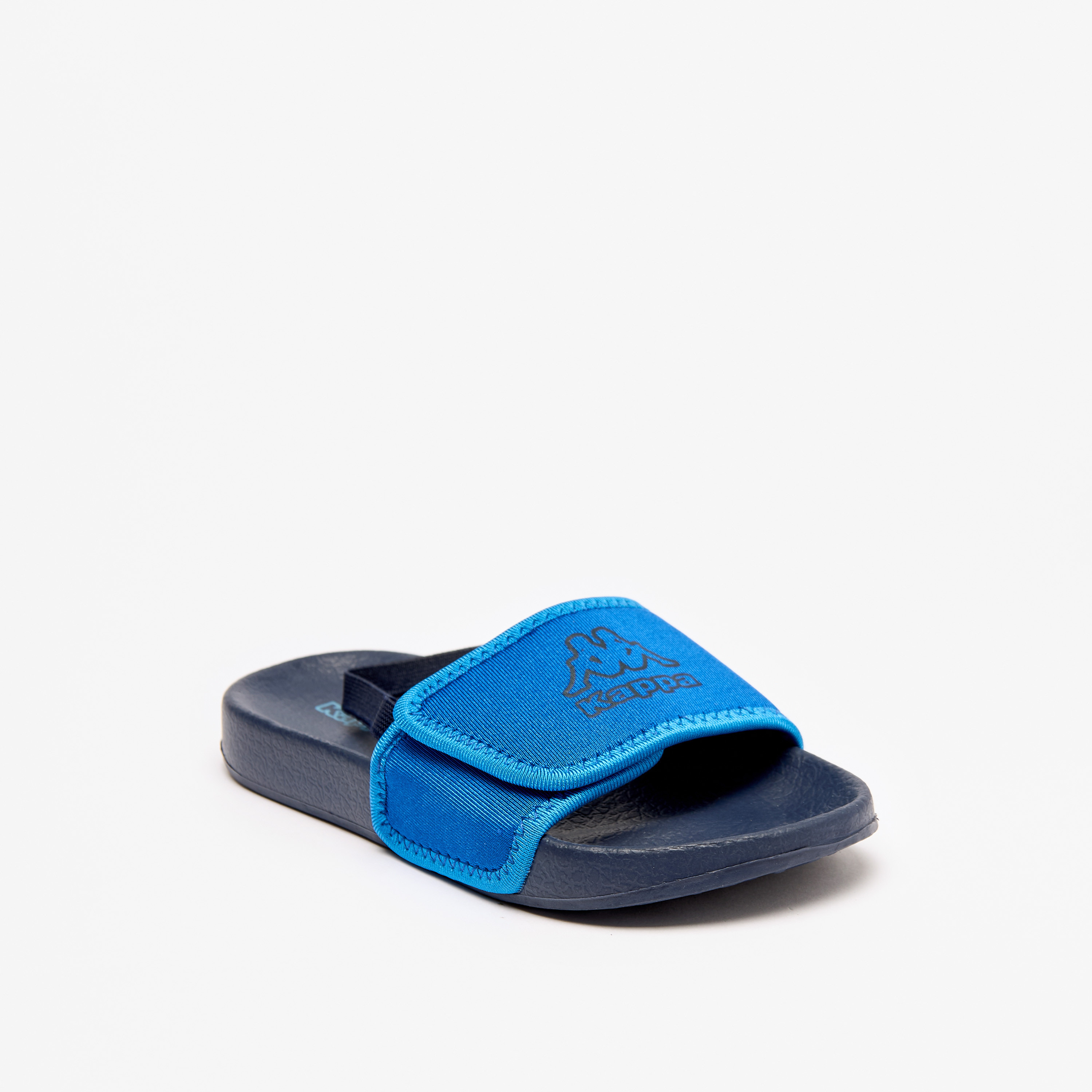 Kappa Boy's Logo Print Sandals with Cushioning and Back Strap-boys-shoes-sandals-image-2