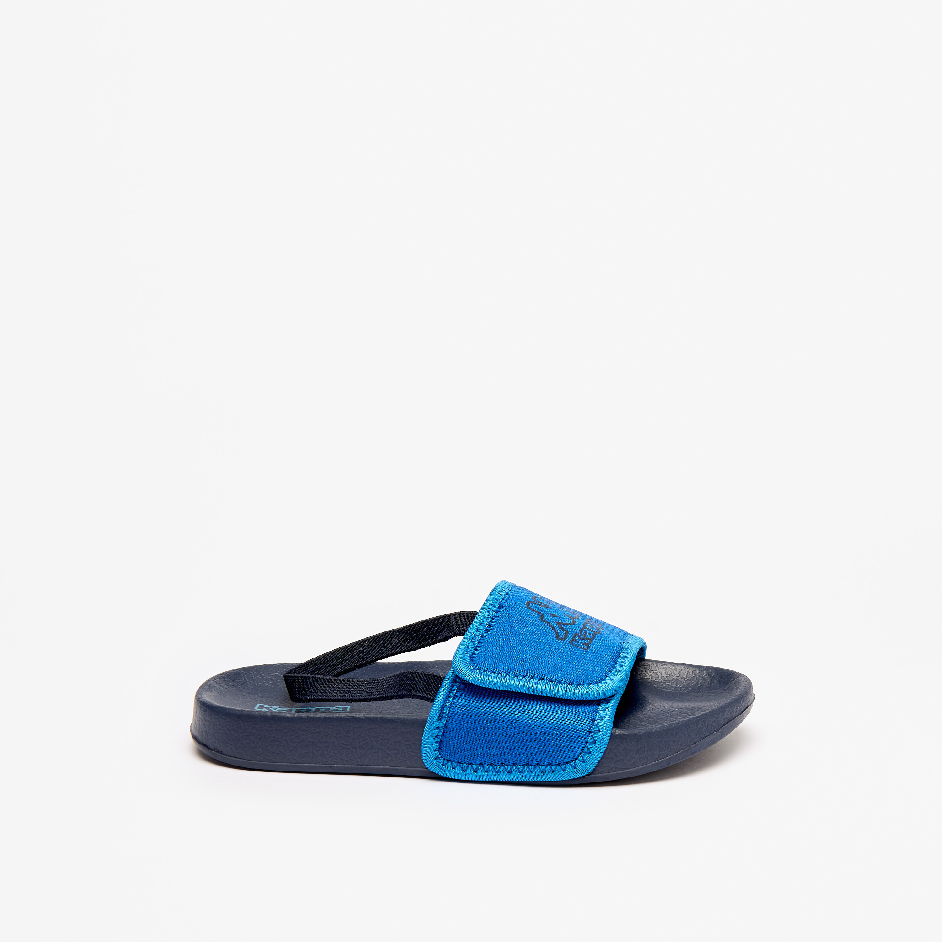 Kappa Boy's Logo Print Sandals with Cushioning and Back Strap-boys-shoes-sandals-image-3