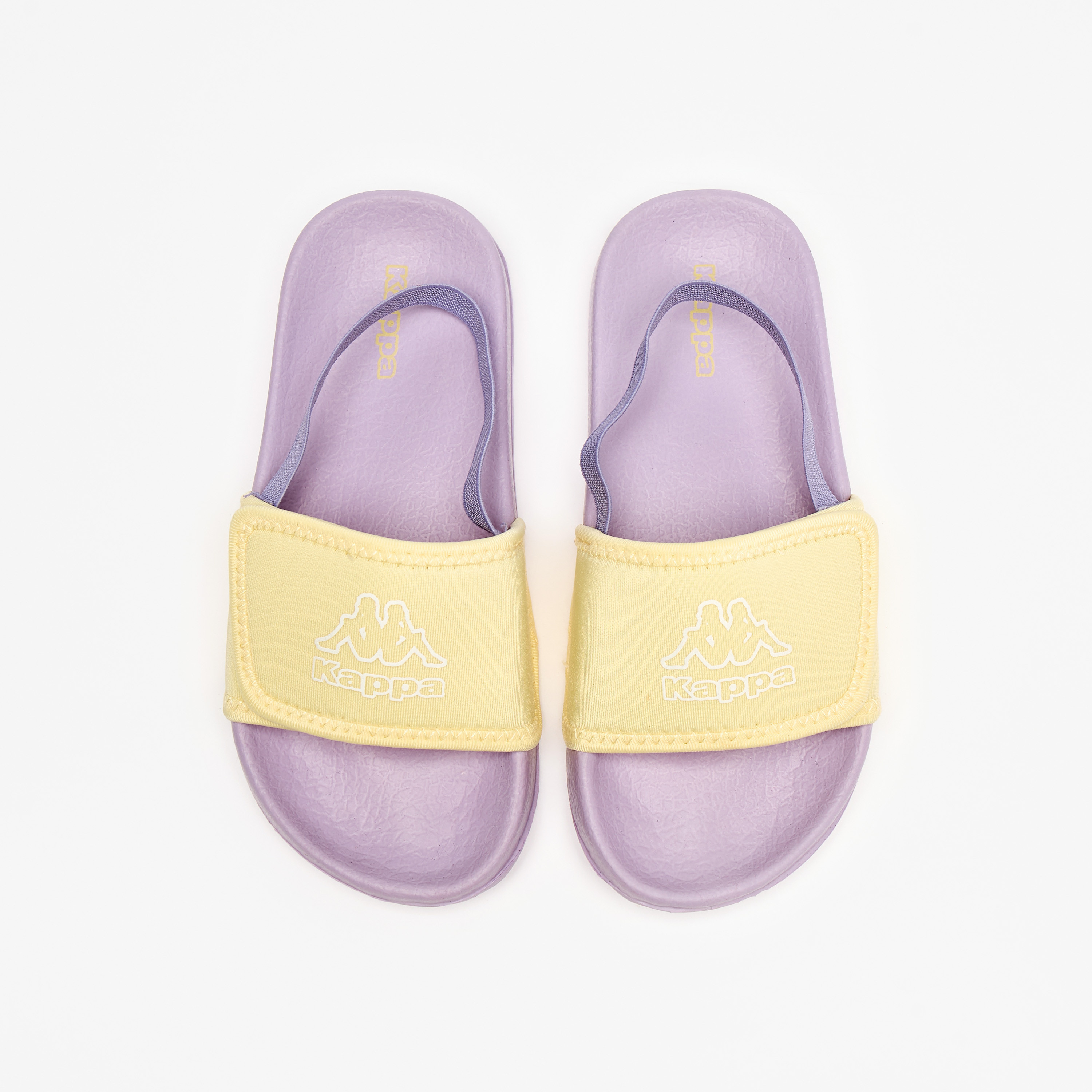 Kappa Girls's Logo Print Sandals with Back Strap-girls-shoes-flipflopsandslides-image-1