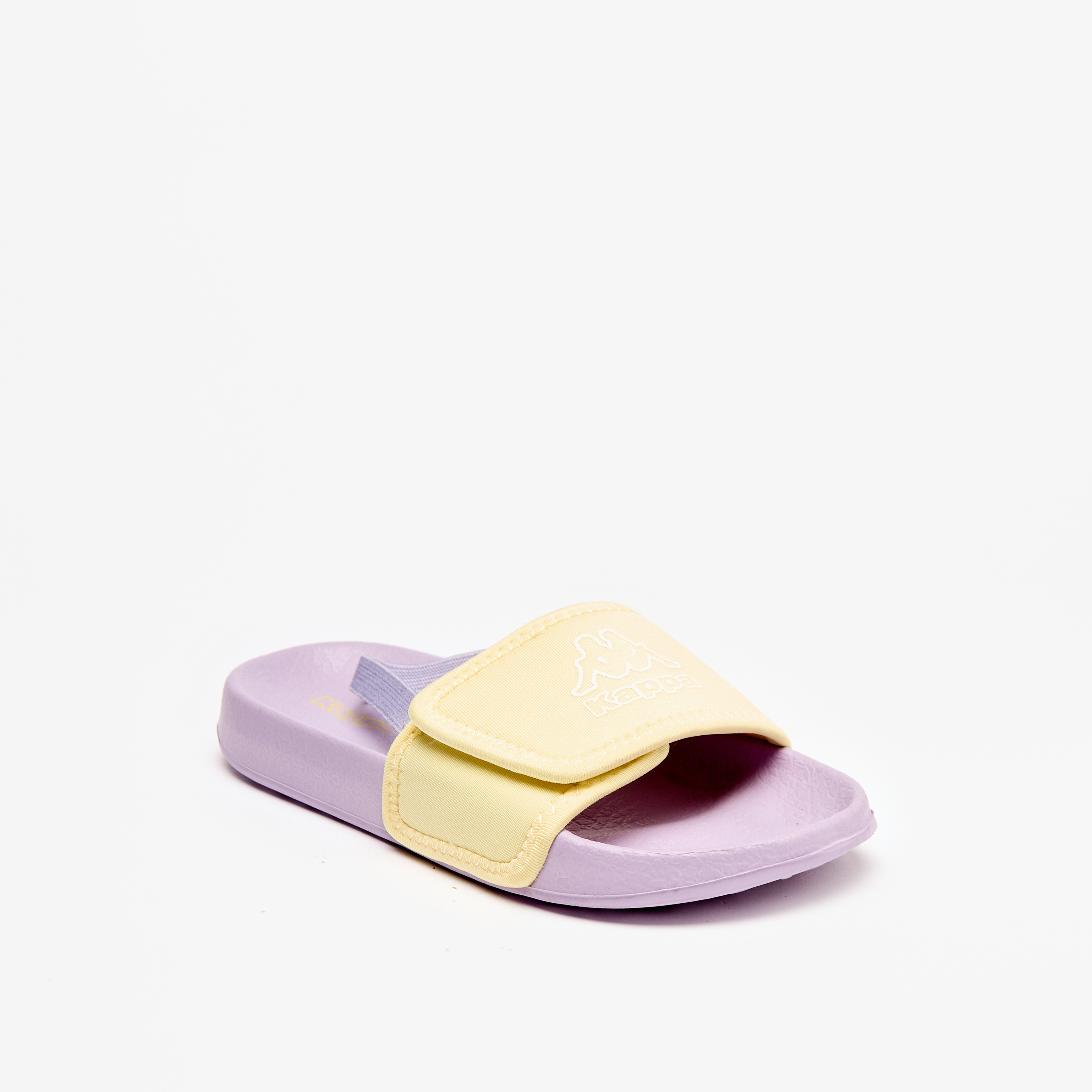 Kappa Girls's Logo Print Sandals with Back Strap-girls-shoes-flipflopsandslides-image-2