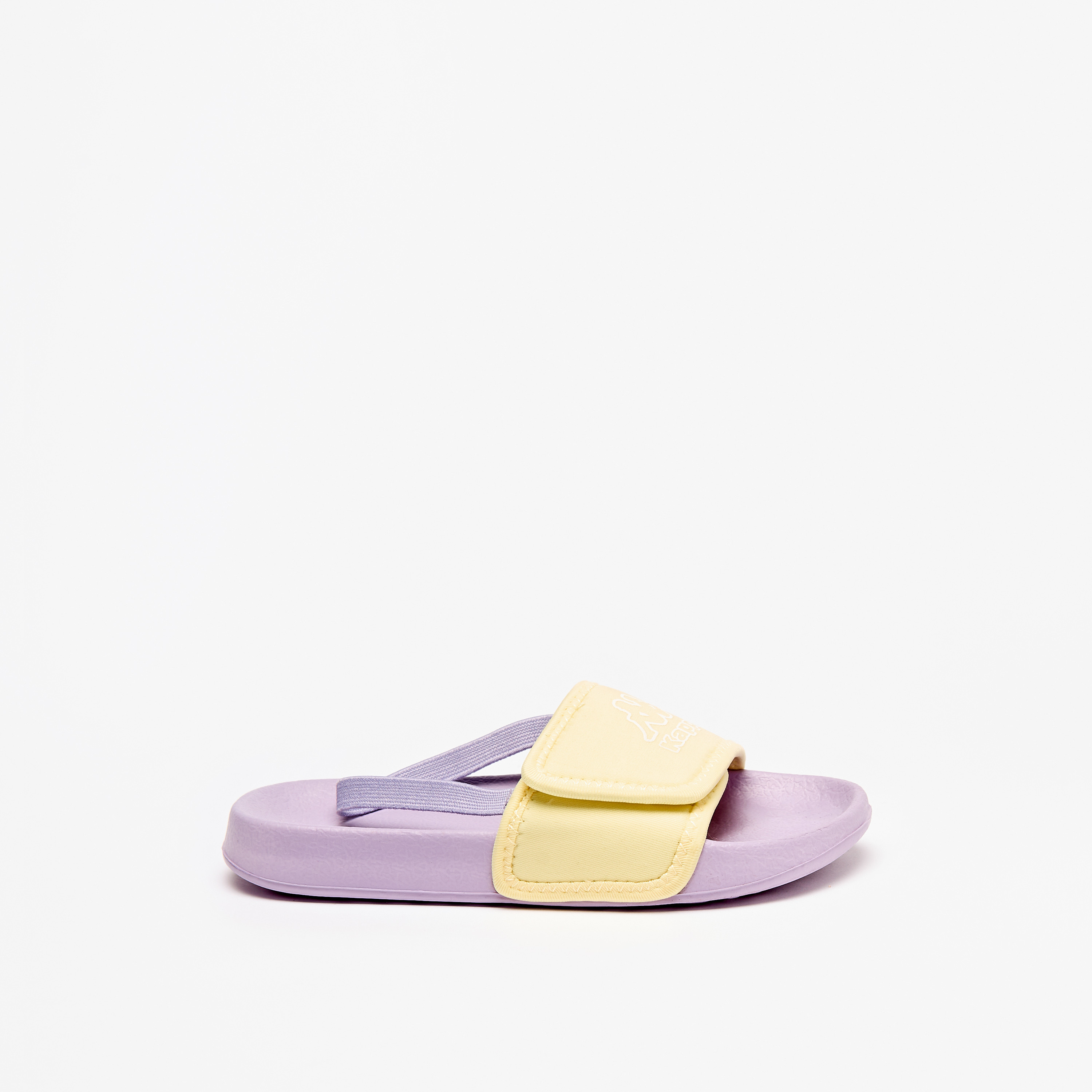 Kappa Girls's Logo Print Sandals with Back Strap-girls-shoes-flipflopsandslides-image-3