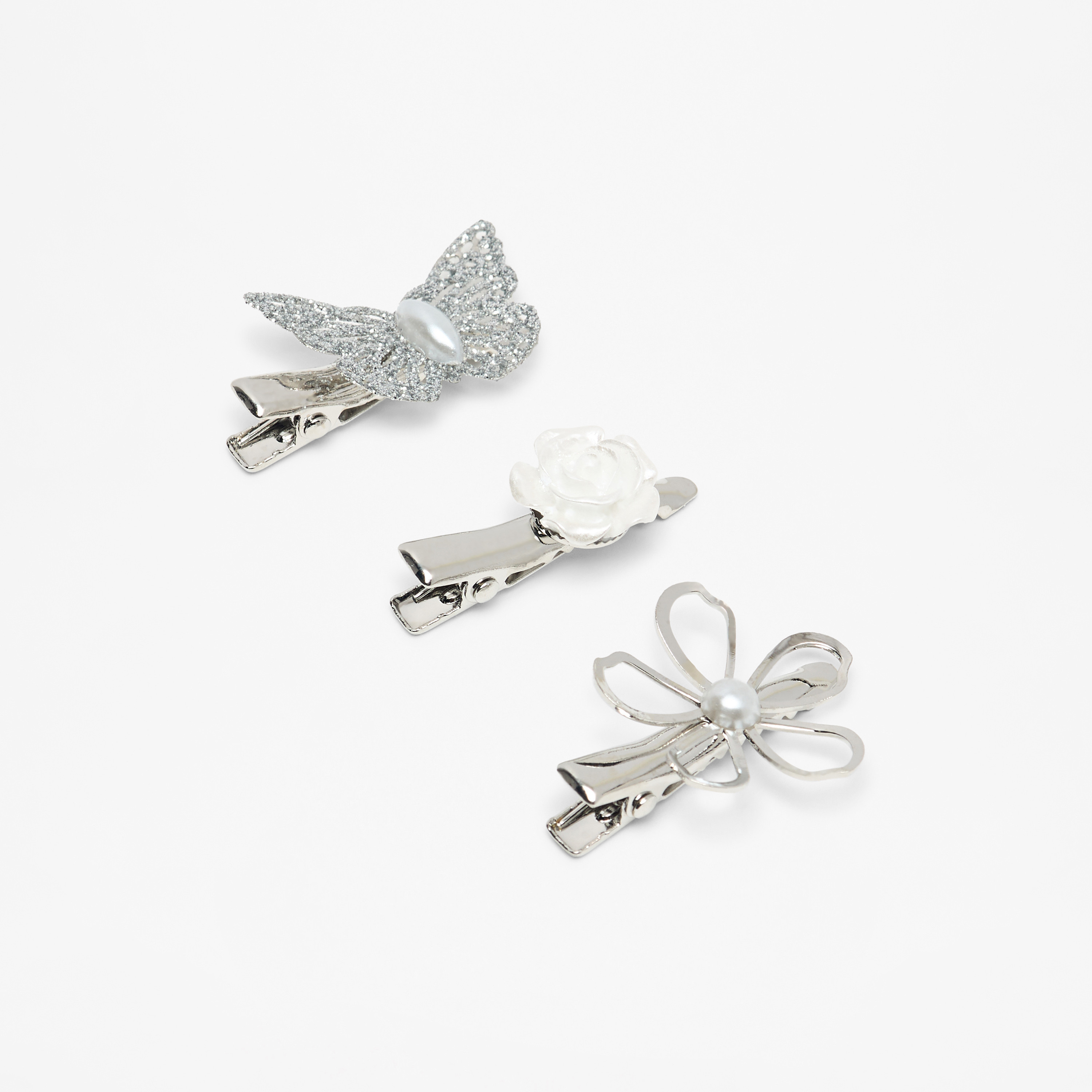 Flora Bella Applique Detail Hair Clip - Set of 3-girls-accessories-hairaccessories-image-1