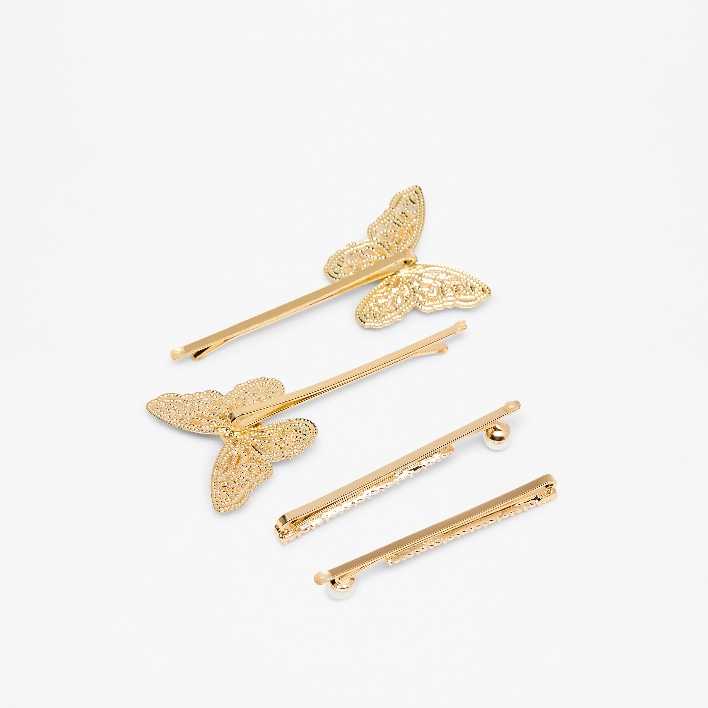 Flora Bella Butterfly Embellished Hair Clip - Set of 4-girls-accessories-hairaccessories-image-2