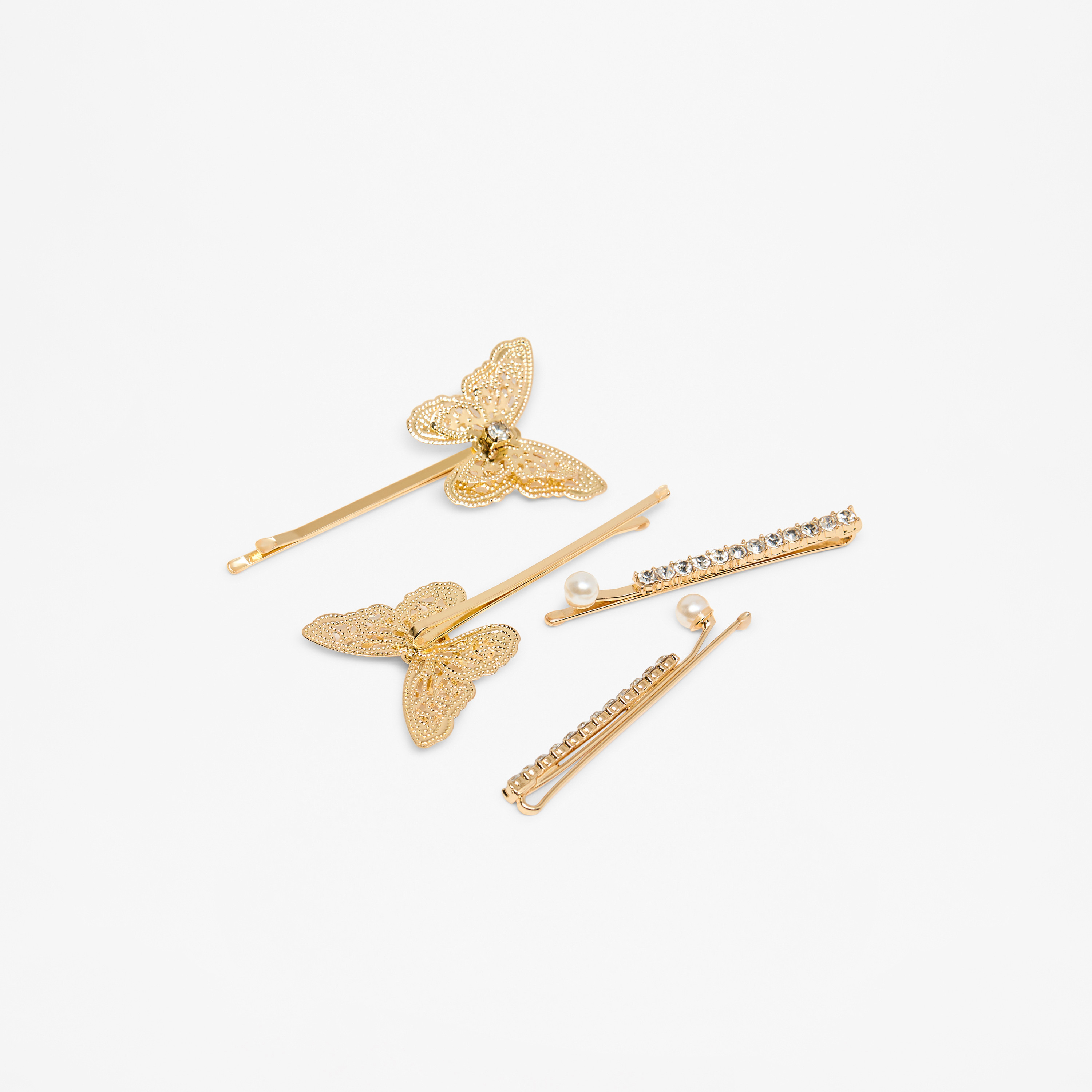 Flora Bella Butterfly Embellished Hair Clip - Set of 4-girls-accessories-hairaccessories-image-3