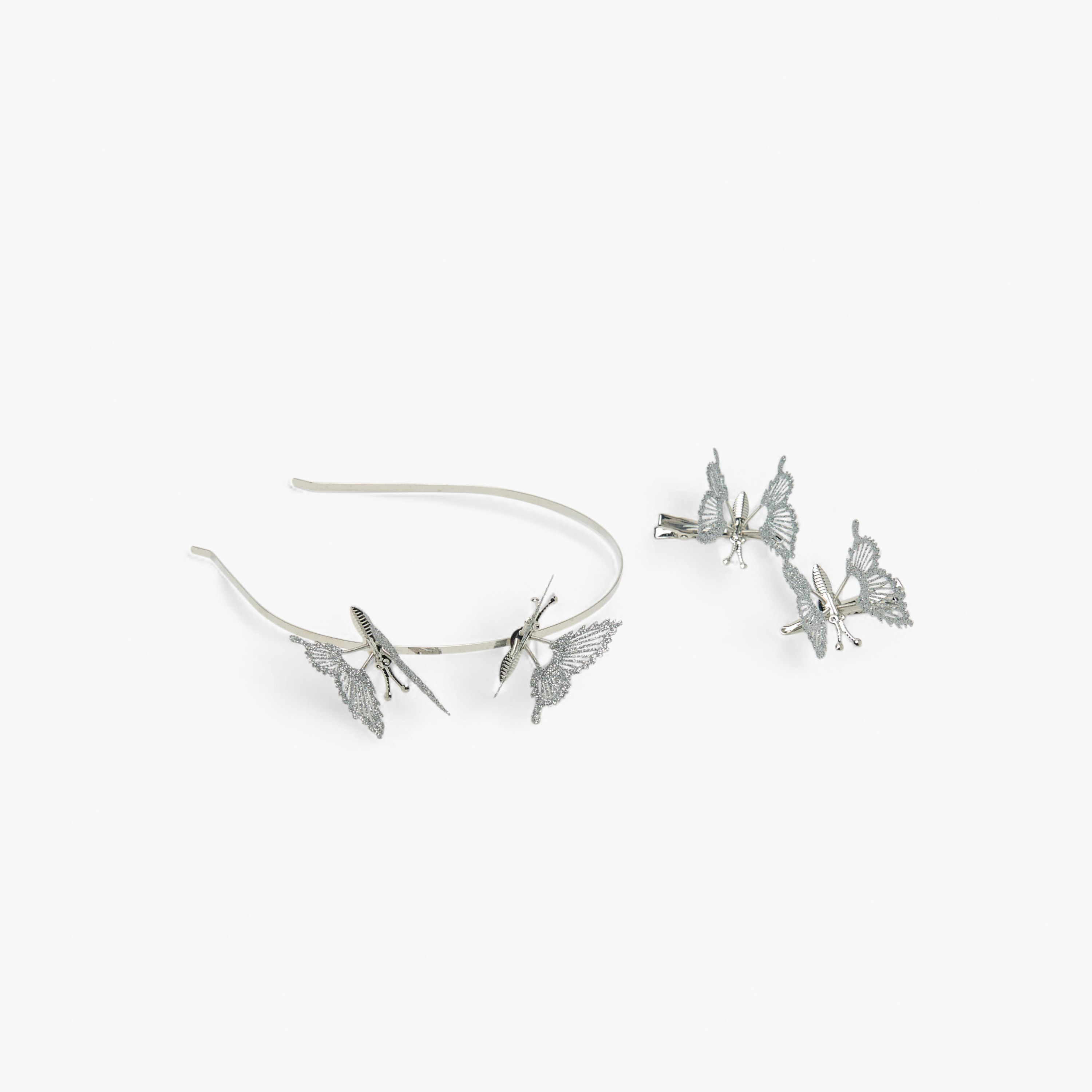 Flora Bella 3-Piece Butterfly Embellished Hairband and Hair Clip Set-girls-accessories-hairaccessories-image-1