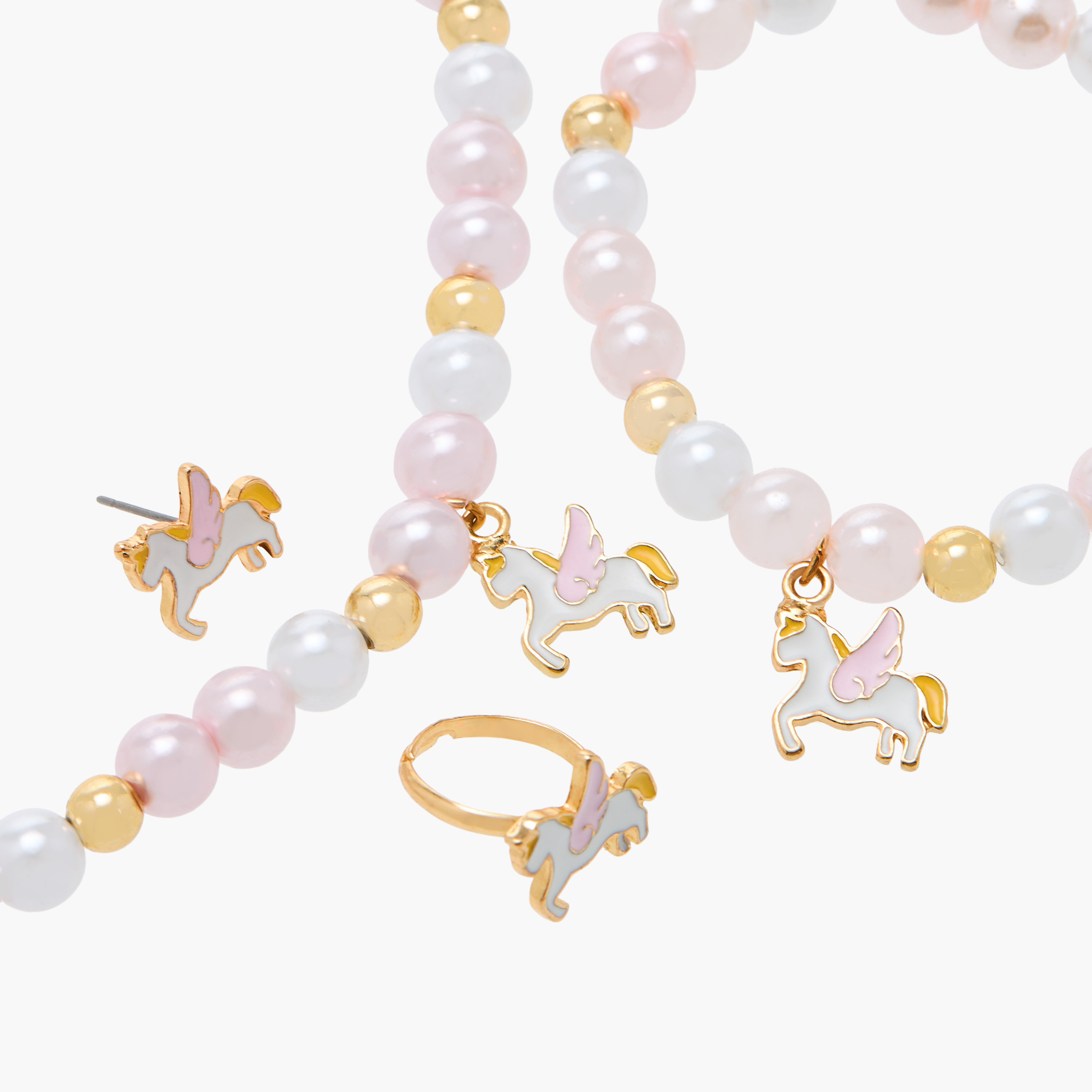 Flora Bella 4-Piece Unicorn Charm Detail Jewellery Set-girls-accessories-jewellery-image-4