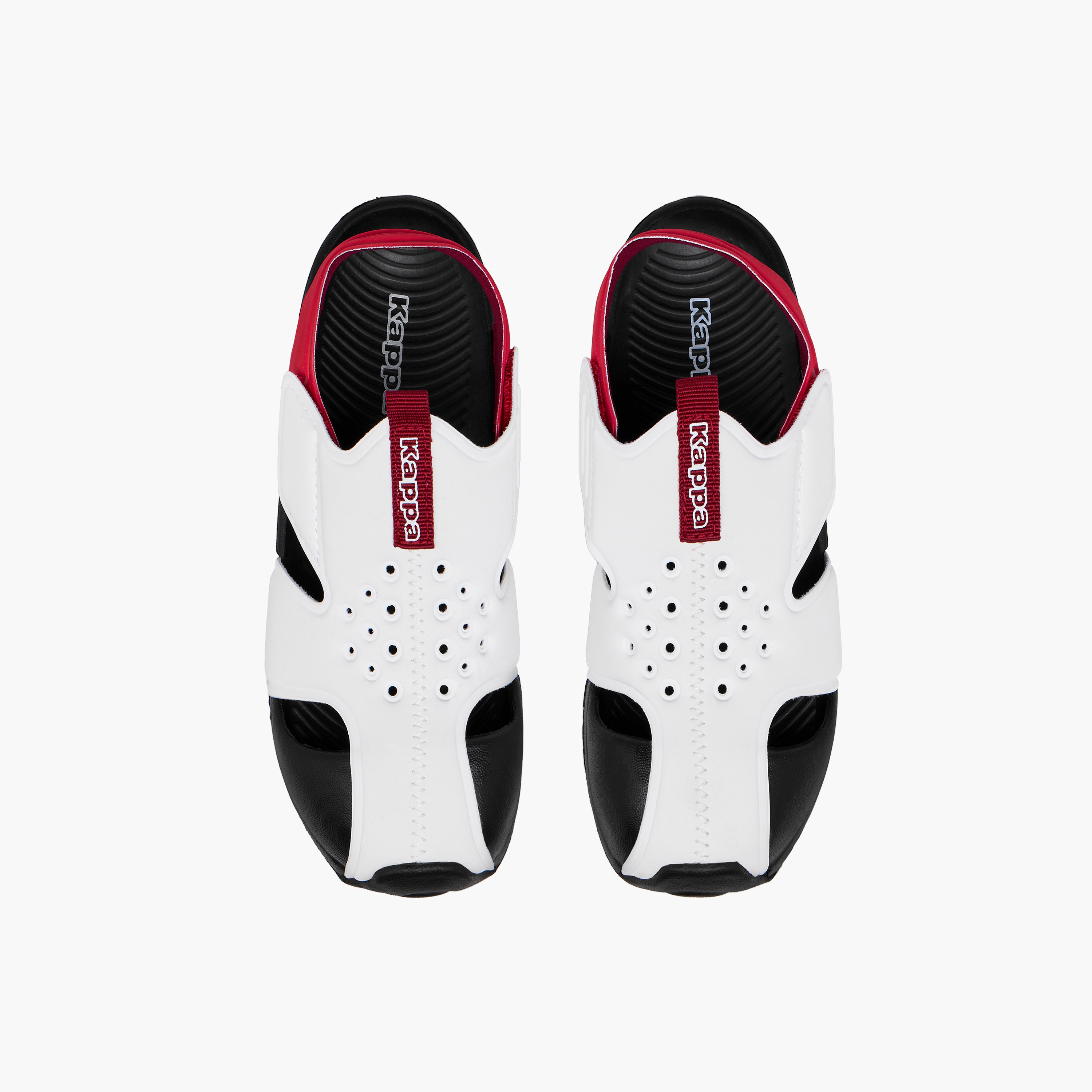Kappa Boys' Perforated Sandals with Hook and Loop Closure-boys-shoes-sandals-image-1