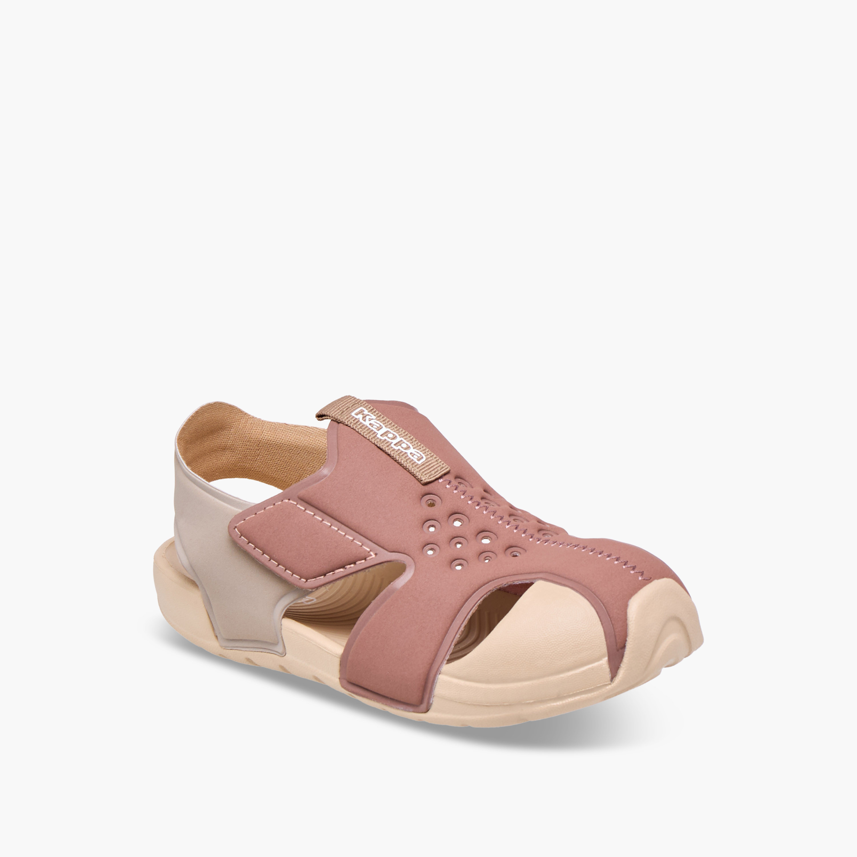 Kappa Girls' Perforated Sandals with Hook and Loop Closure-girls-shoes-sandals-image-2