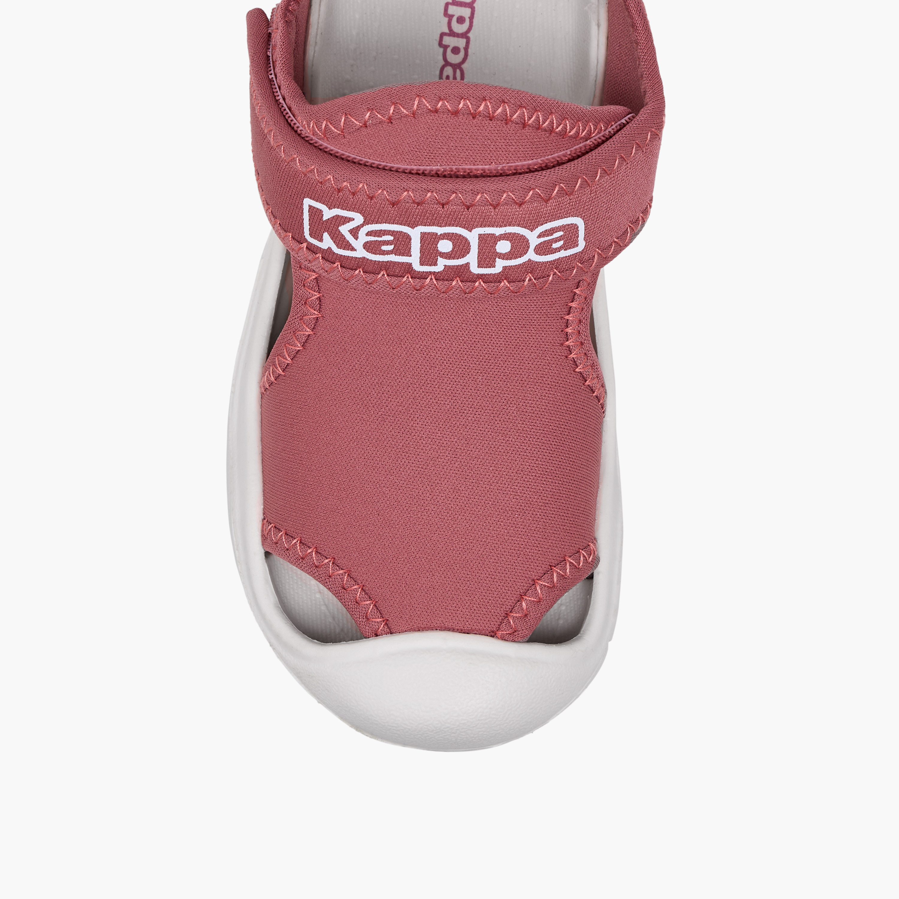 Kappa Girls' Logo Print Sandals with Hook and Loop Closure-girls-shoes-sandals-image-4