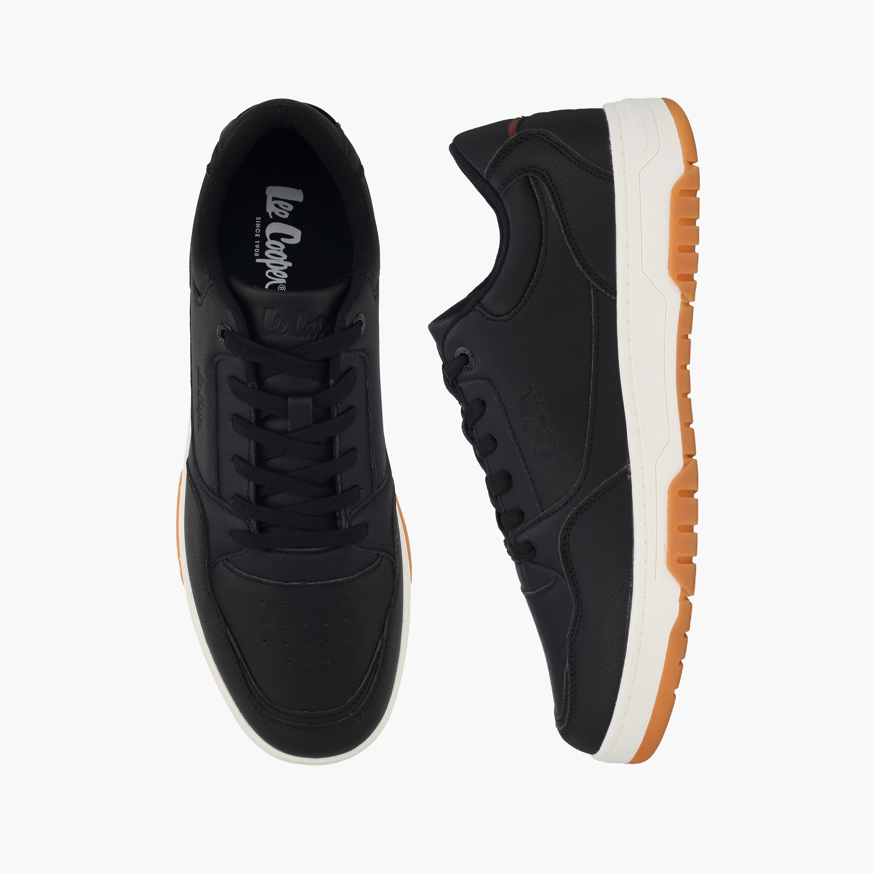 حذاء سنيكرز طول الكاحل برباط للرجال من لي كوبر-men-shoes-sneakers-image-1
