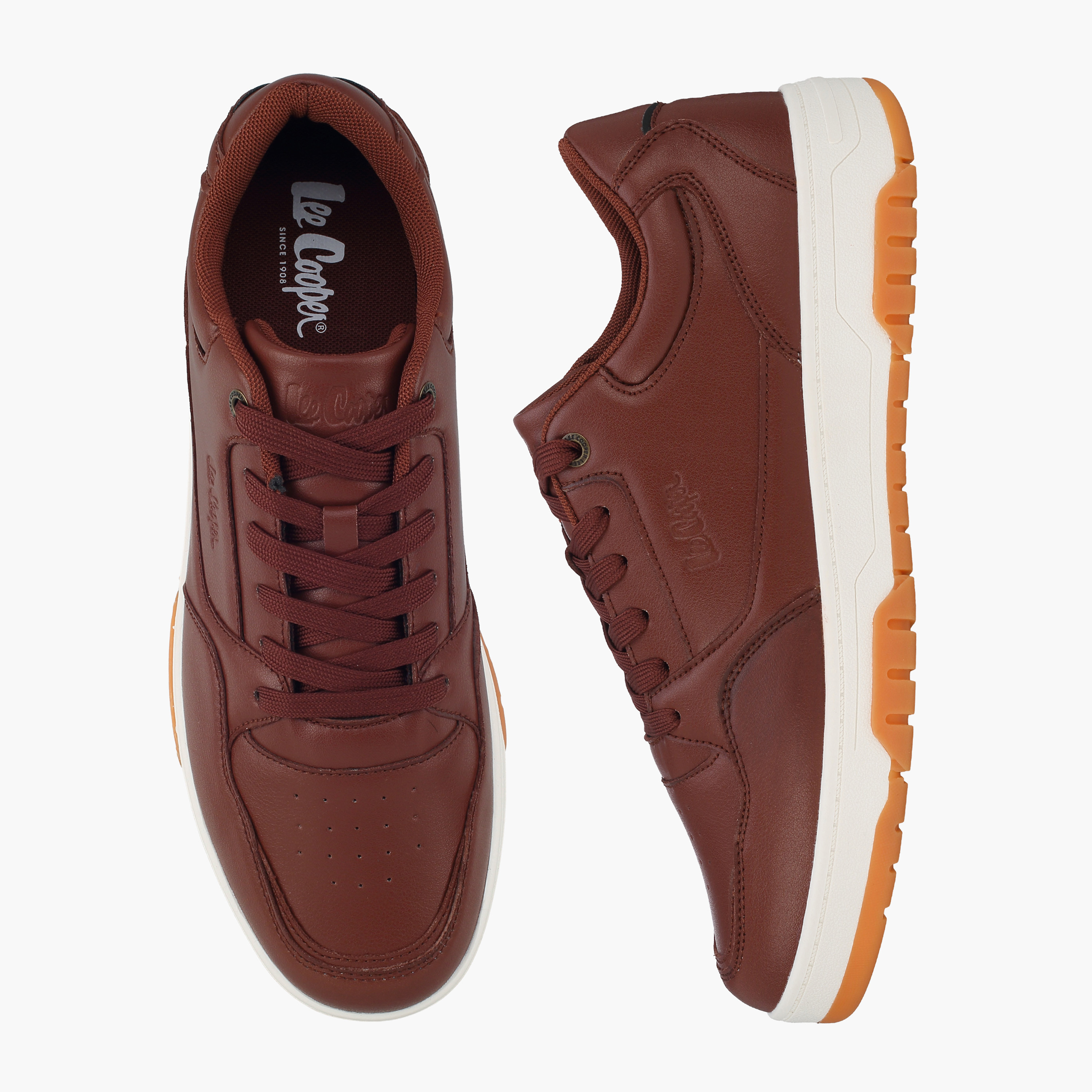 Lee Cooper Men Lace-Up Ankle Sneakers-men-shoes-sneakers-image-1