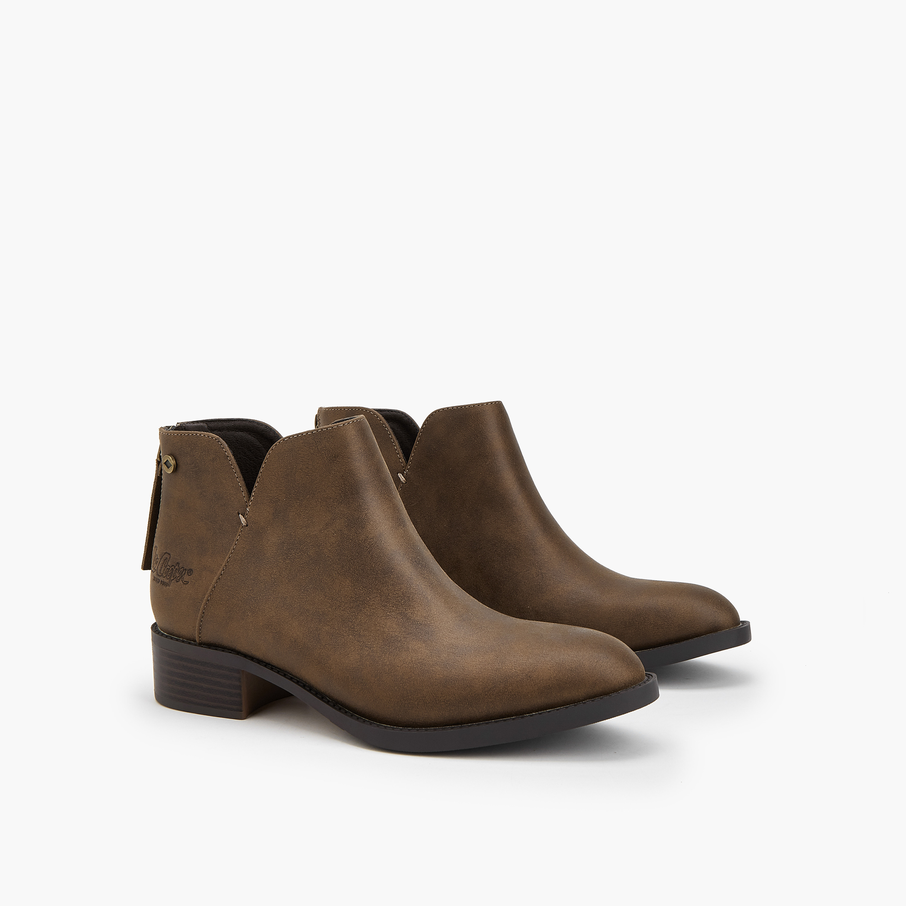 Lee Cooper Women Textured Ankle Boots-women-shoes-boots-image-1
