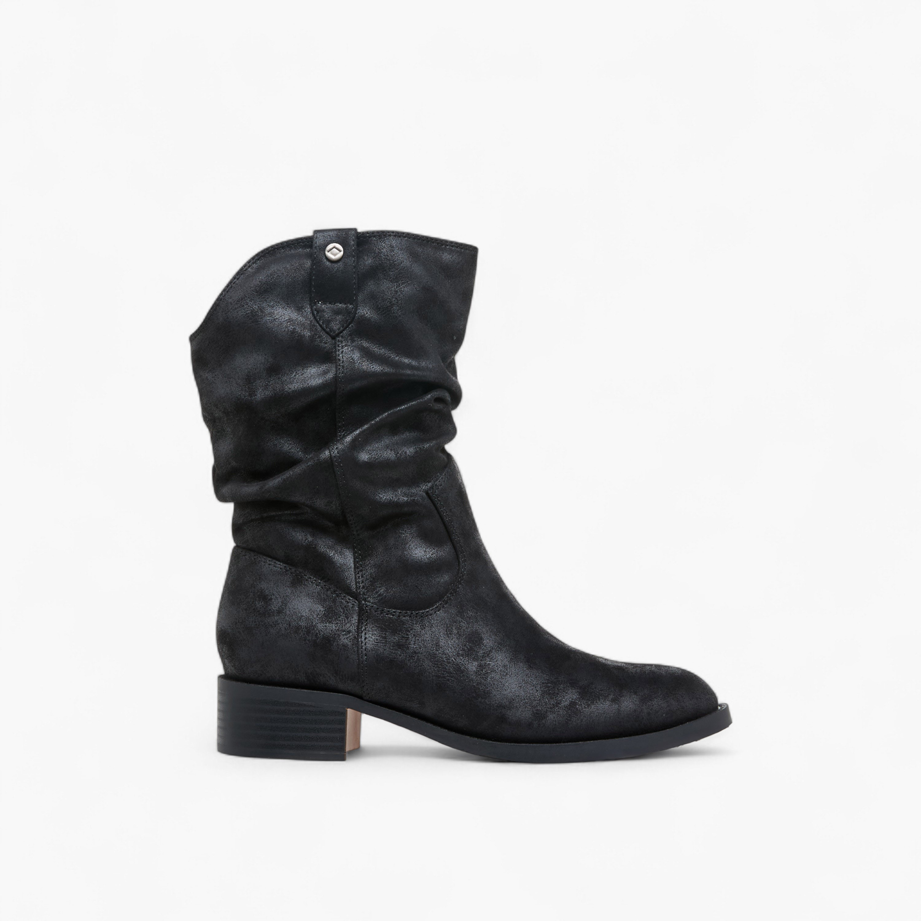 بوت سادة بطول الكاحل مع كعب سميك للنساء من لي كوبر-women-shoes-boots-image-3