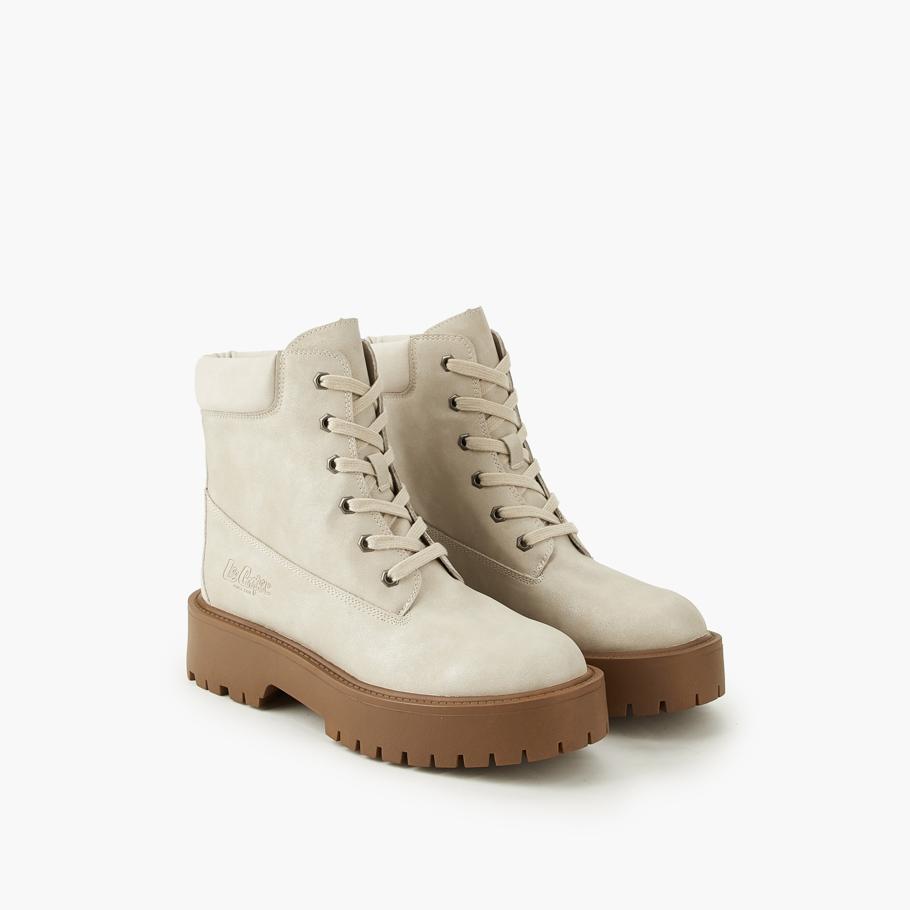 Lee Cooper Women Lace-Up Ankle Boots-women-shoes-boots-image-1