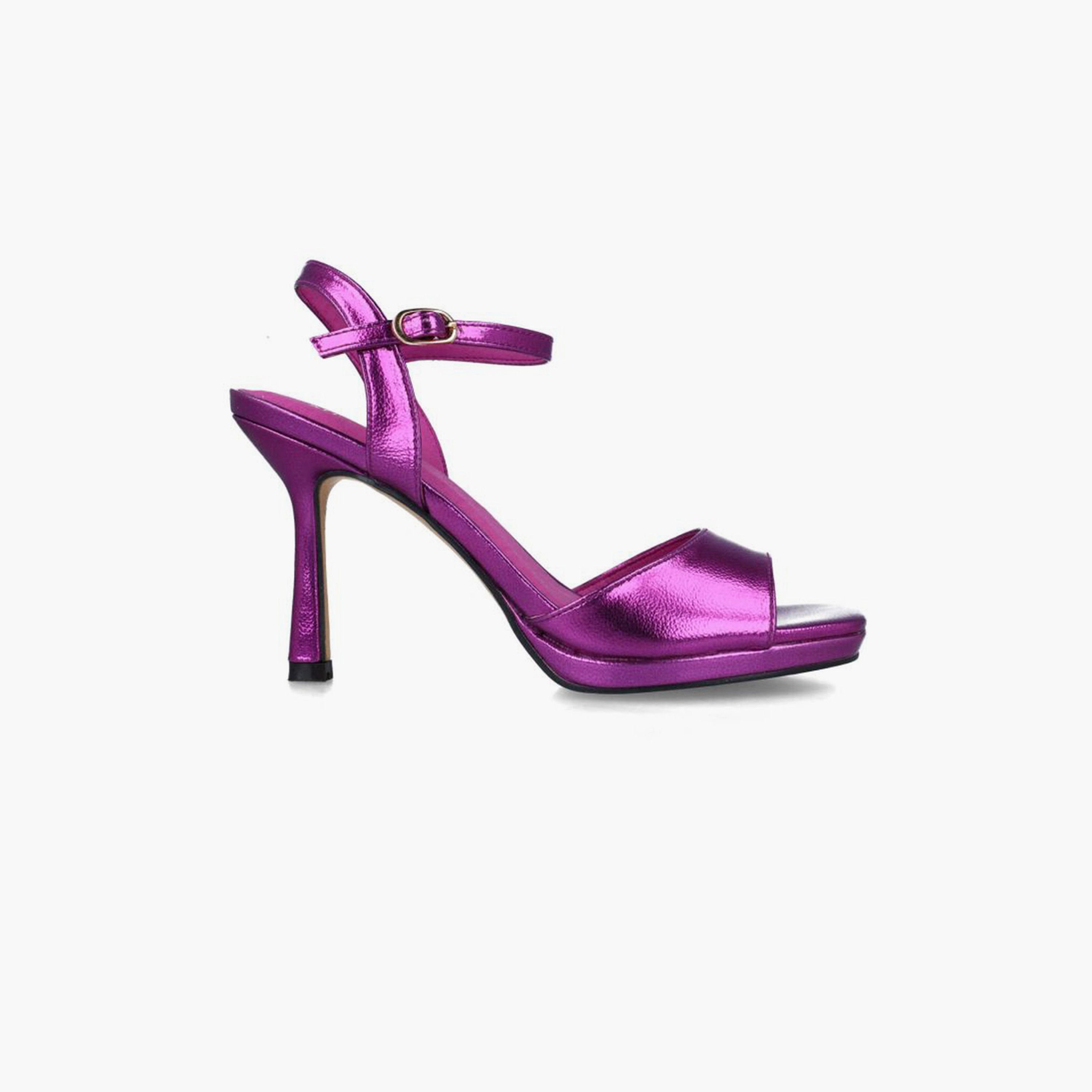 مينبور-صندل للنساء بحزام وبإبزيم | 24263-women-shoes-heels-image-1