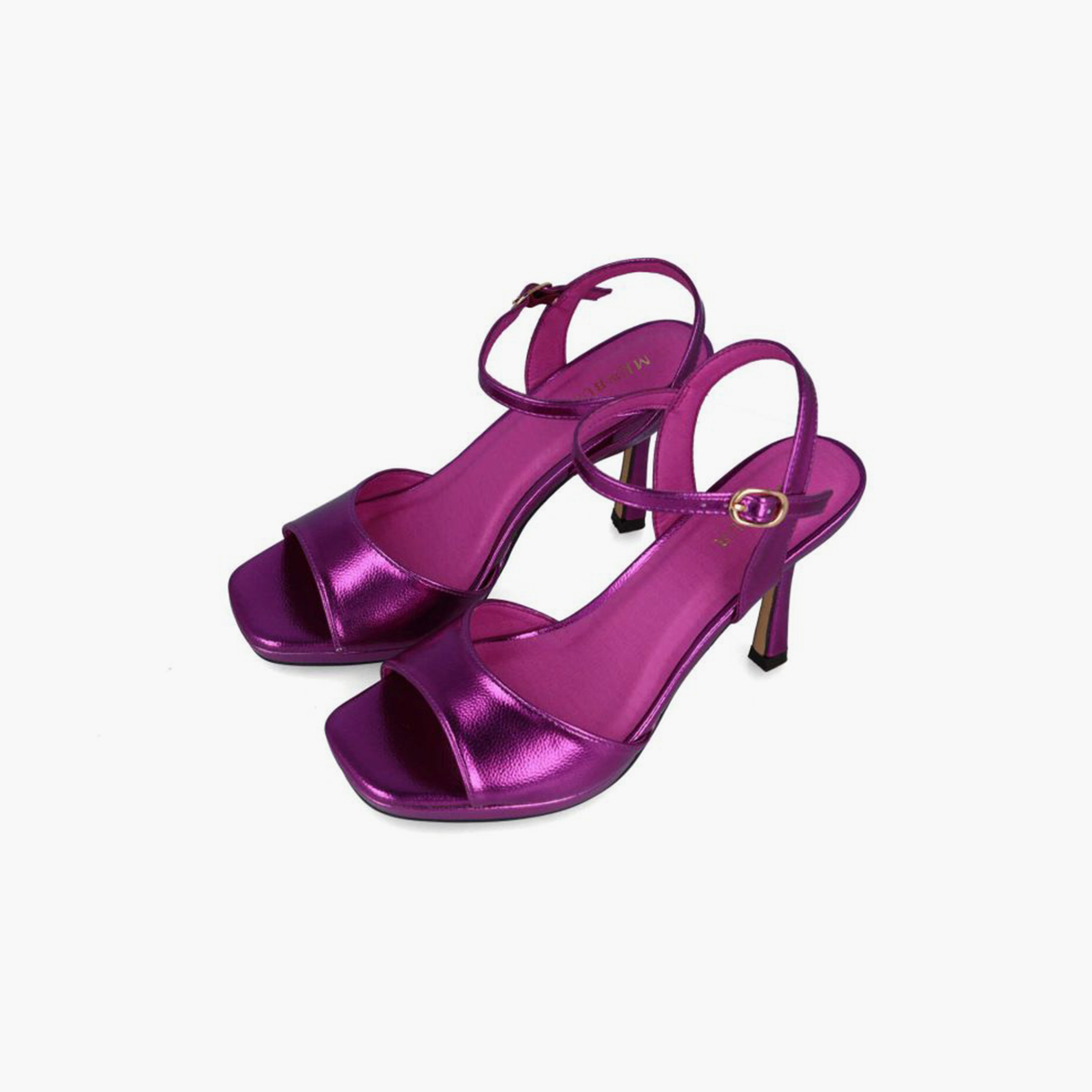 مينبور-صندل للنساء بحزام وبإبزيم | 24263-women-shoes-heels-image-2