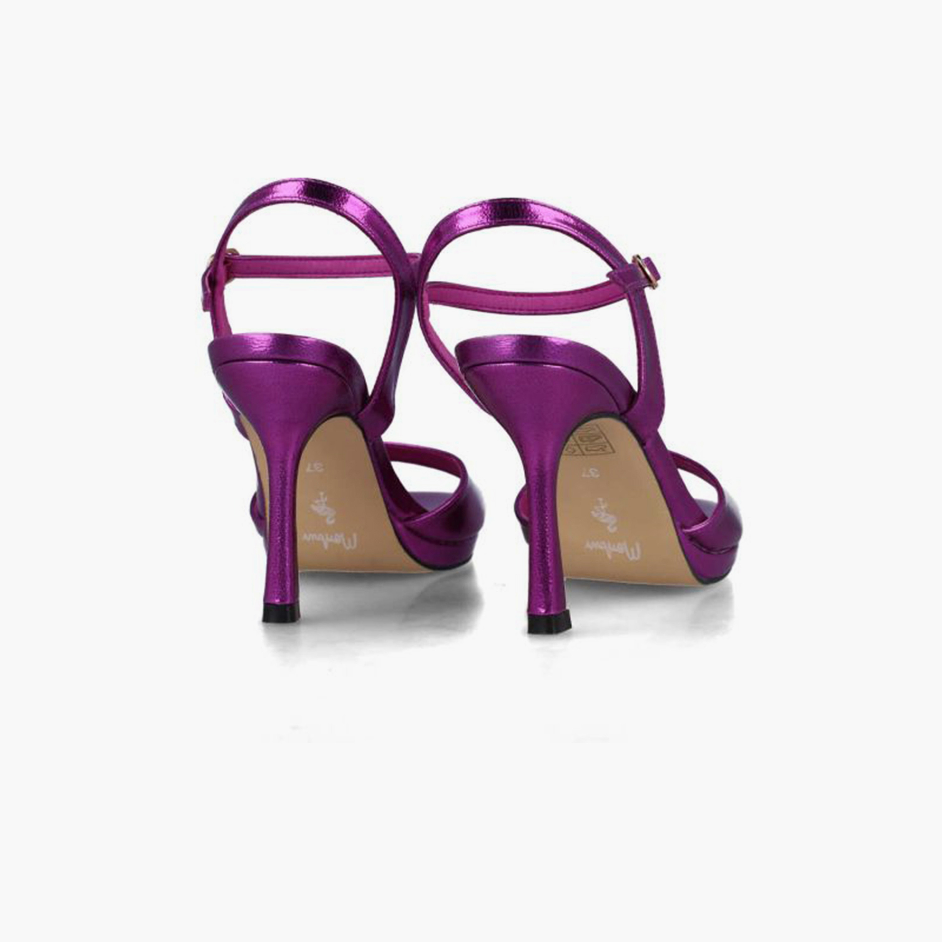 مينبور-صندل للنساء بحزام وبإبزيم | 24263-women-shoes-heels-image-3