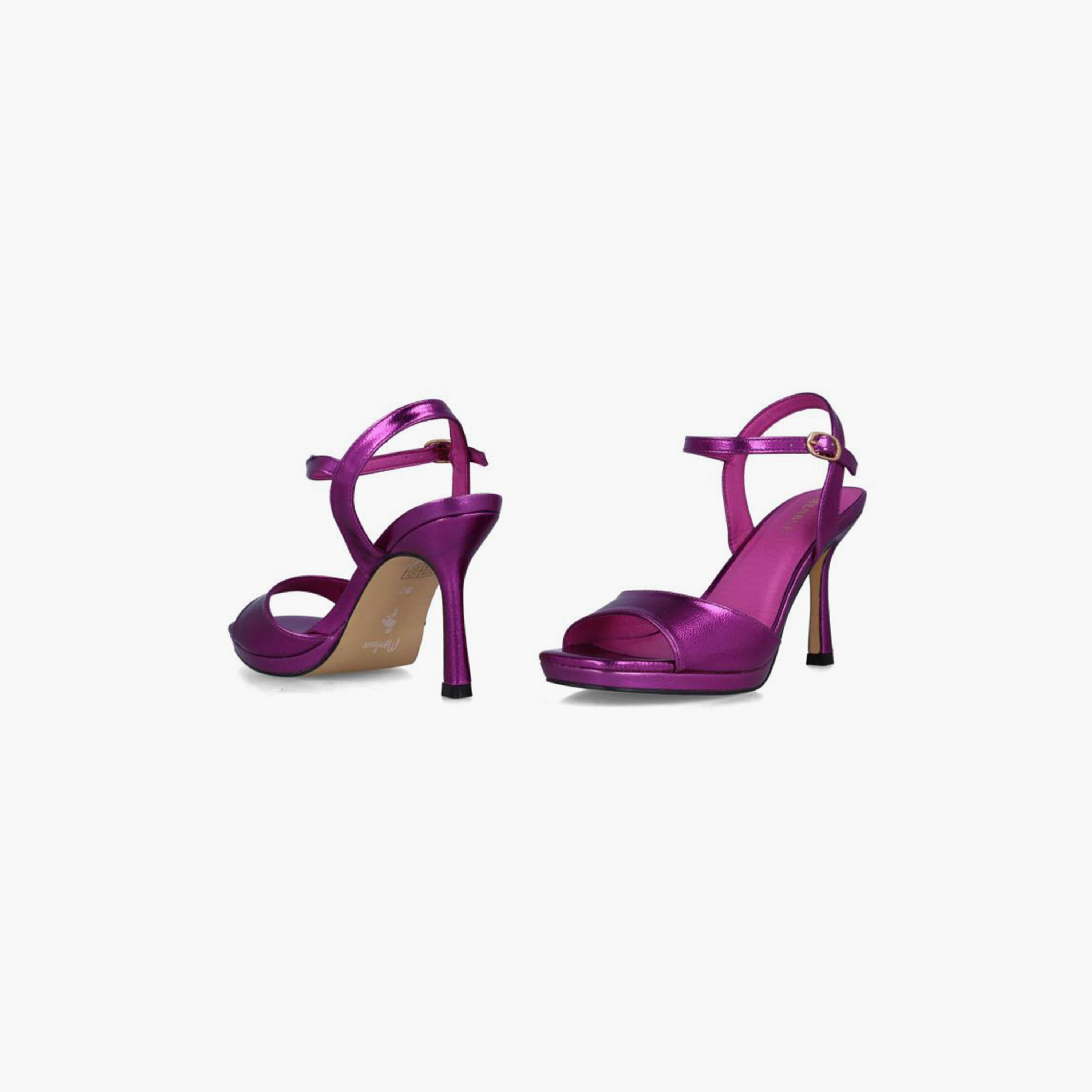 مينبور-صندل للنساء بحزام وبإبزيم | 24263-women-shoes-heels-image-4