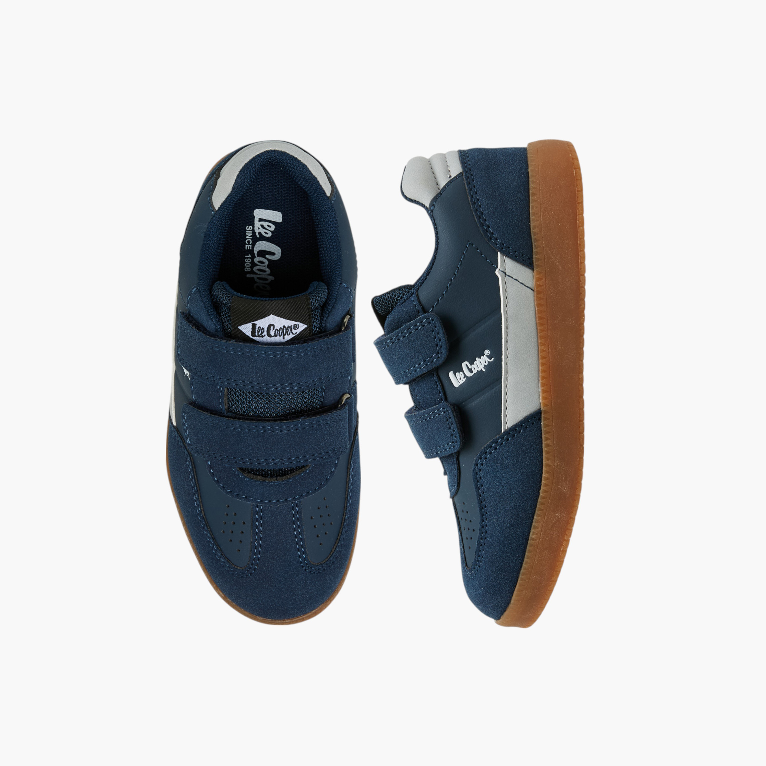 حذاء سنيكرز بألواح وشريط إغلاق لاصق للأولاد من لي كوبر-boys-shoes-schoolshoes-image-1