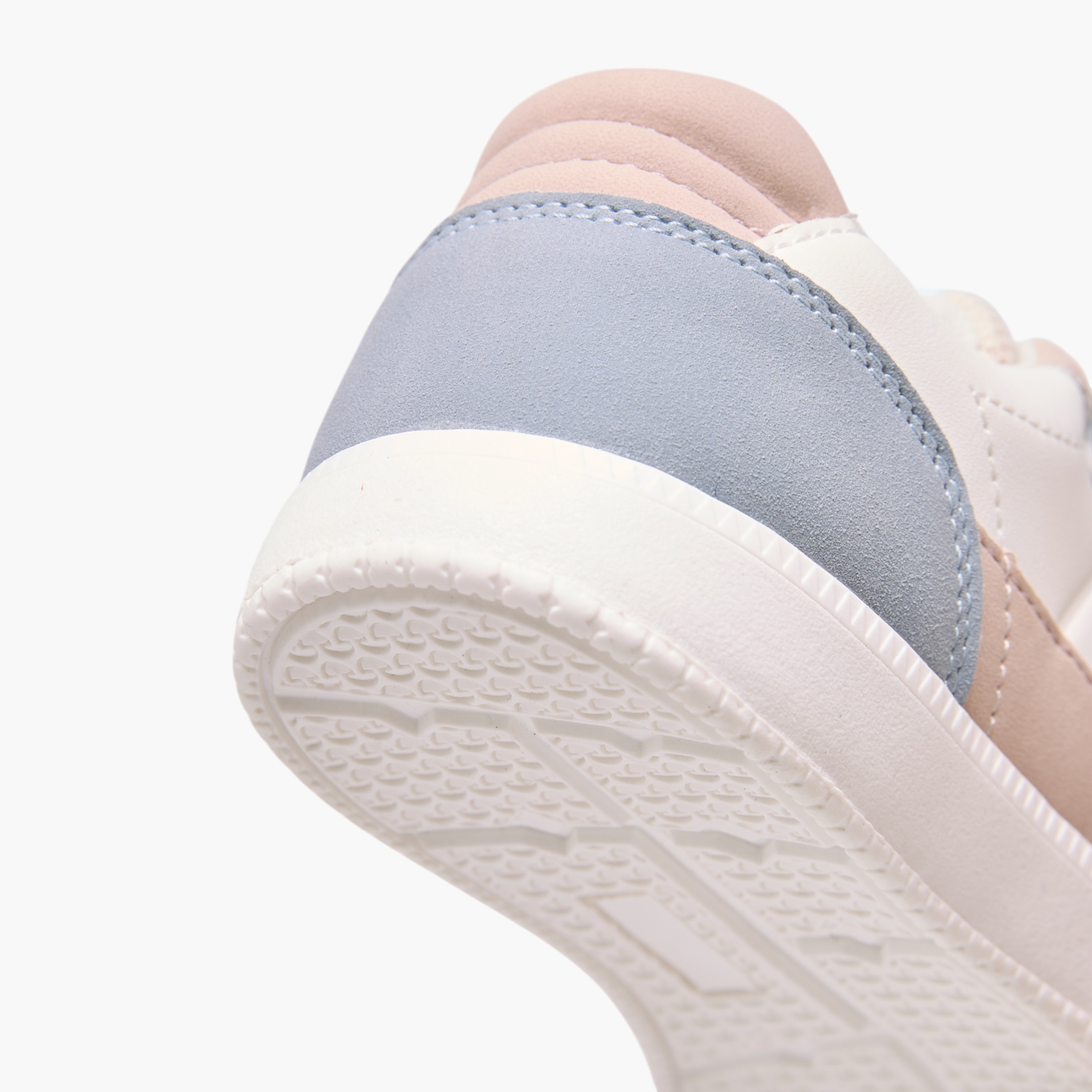 Lee Cooper Girls' Colourblock Sneakers with Hook and Loop Closure-girls-shoes-sneakers-image-5