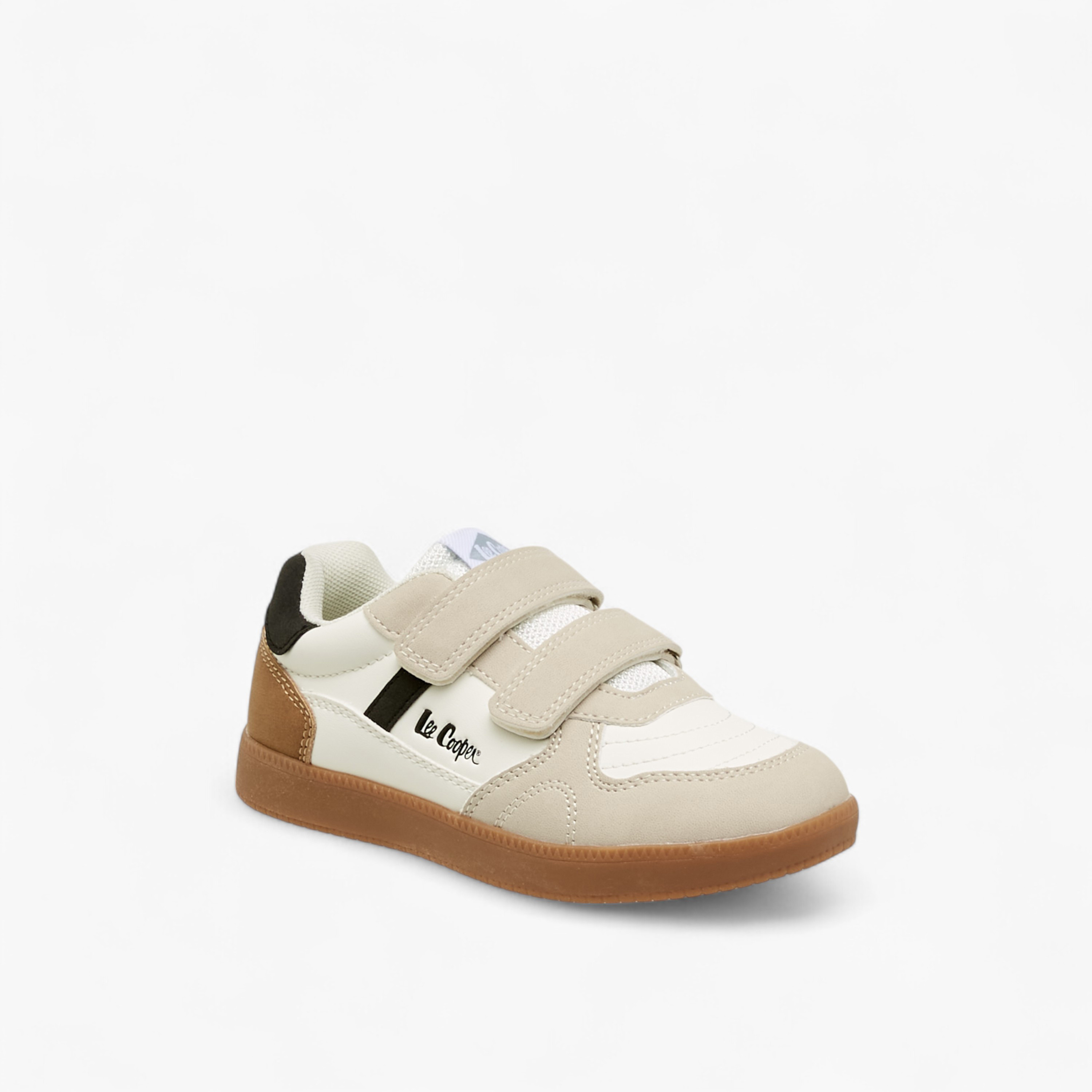 Lee Cooper Boys' Panelled Sneakers with Hook and Loop Closure-boys-shoes-sneakers-image-2
